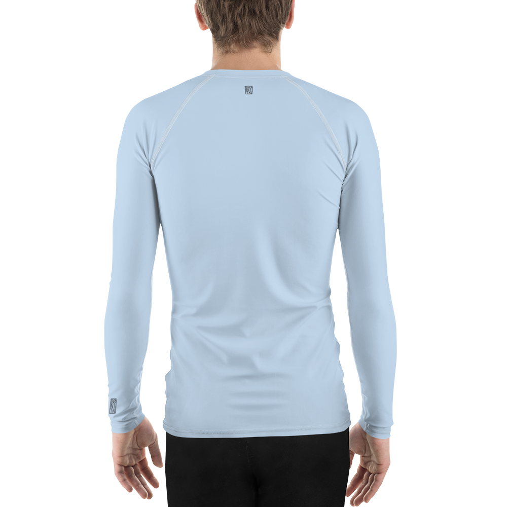 Men's Rashie - Mushroom Light Blue