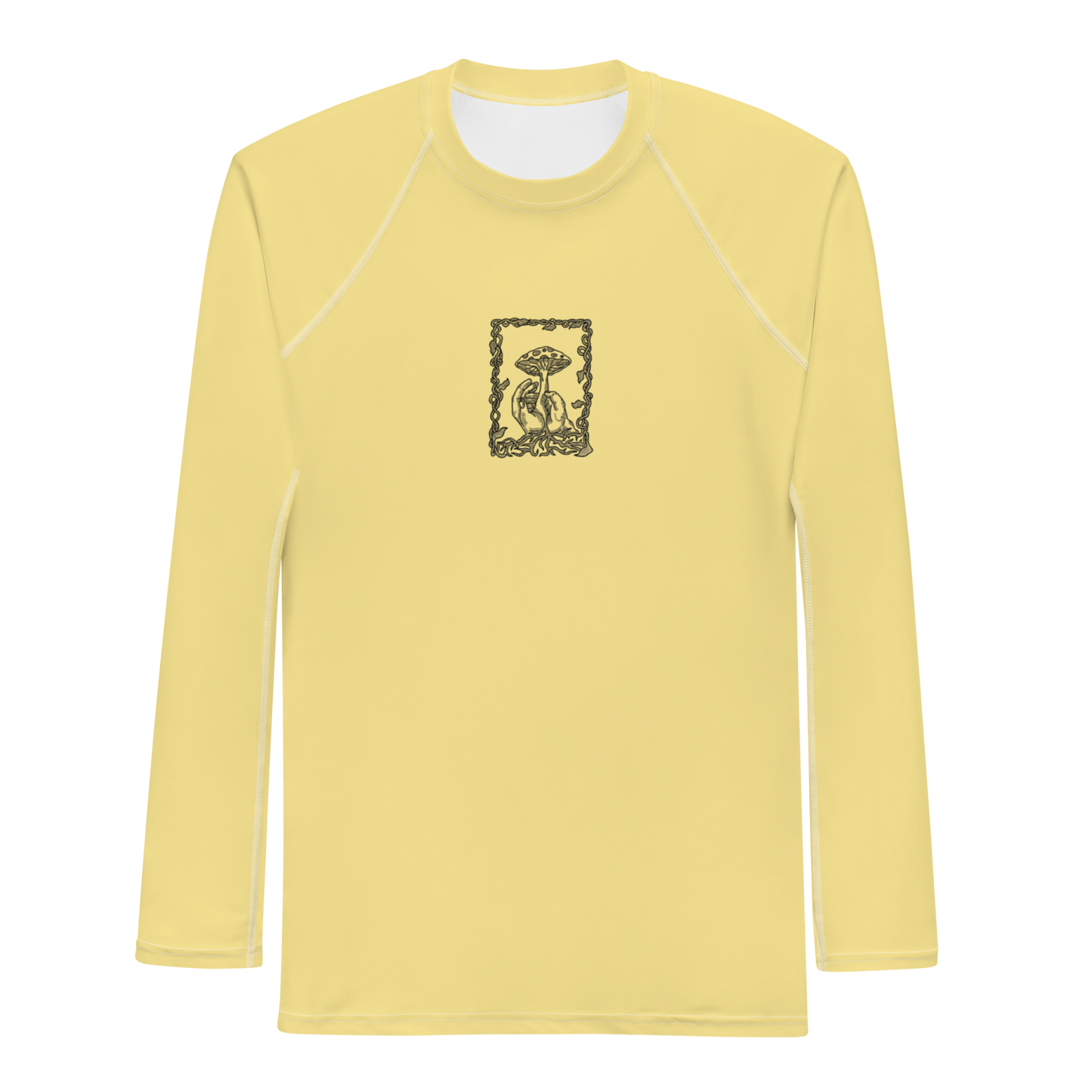 Men's Rashie - Mushroom Yellow