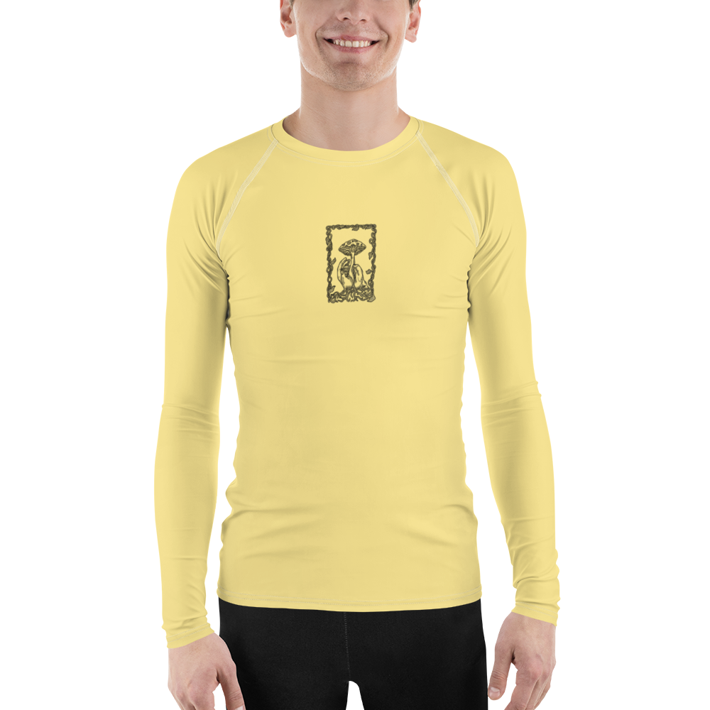 Men's Rashie - Mushroom Yellow