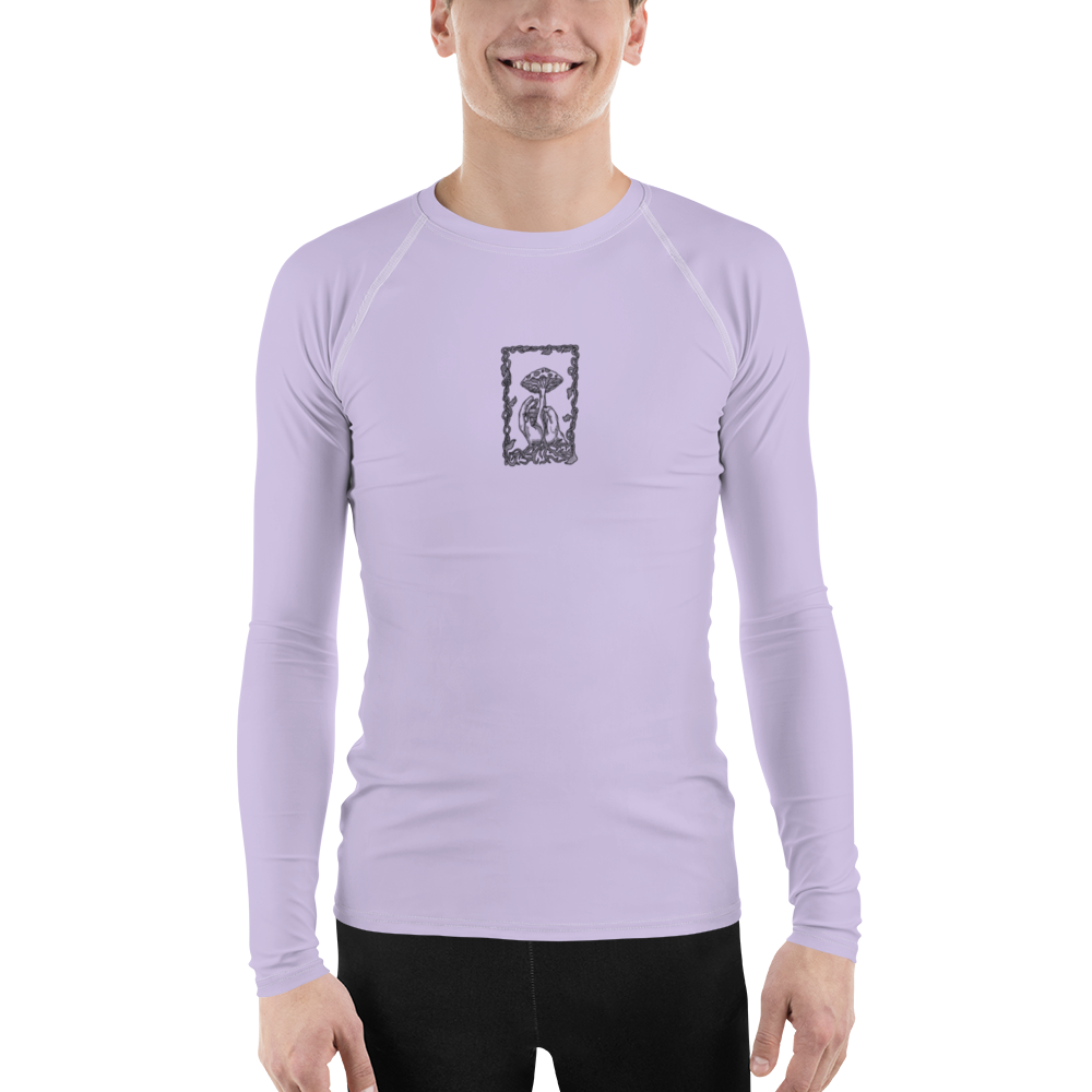 Men's Rashie - Mushroom Lavender