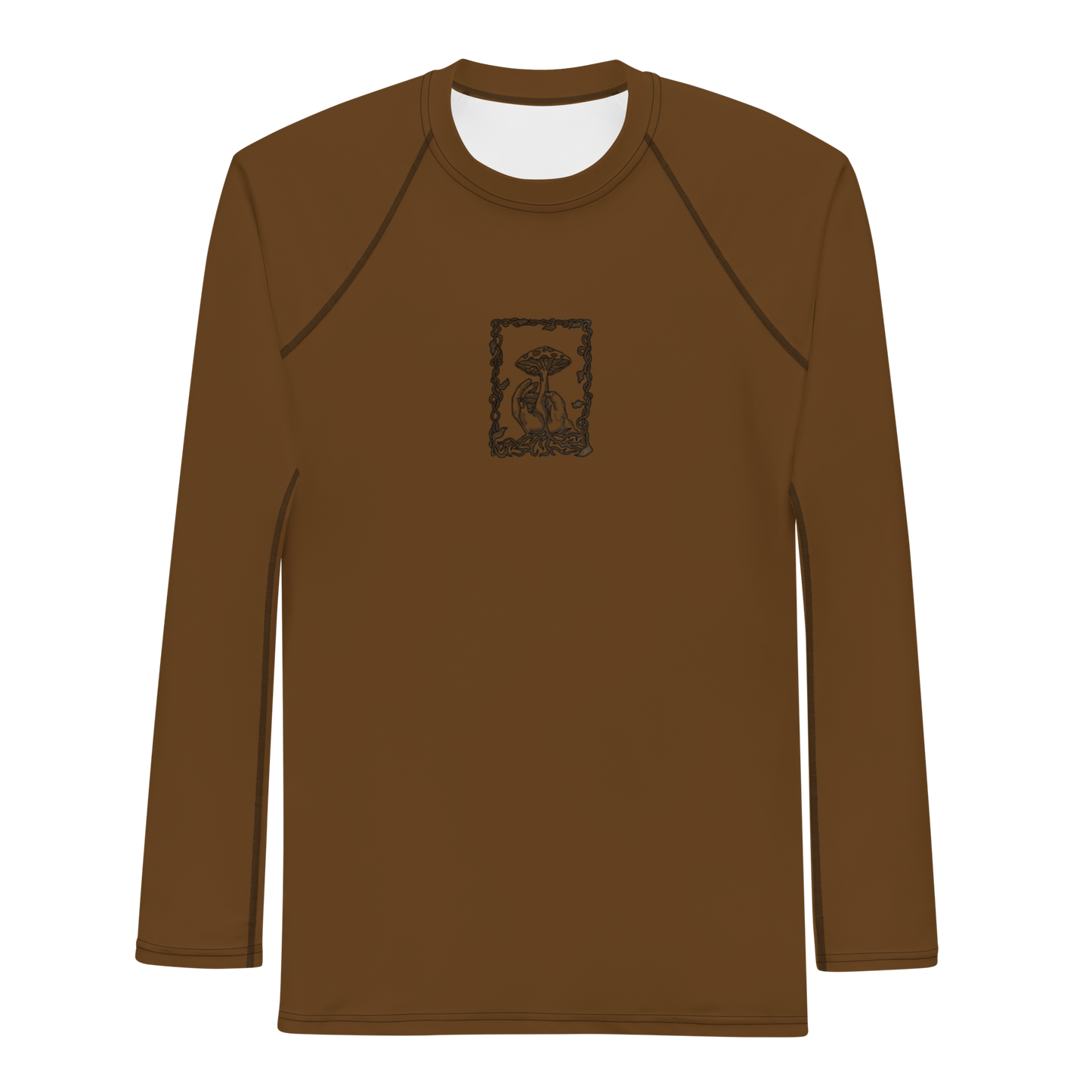 Men's Rashie - Mushroom Brown
