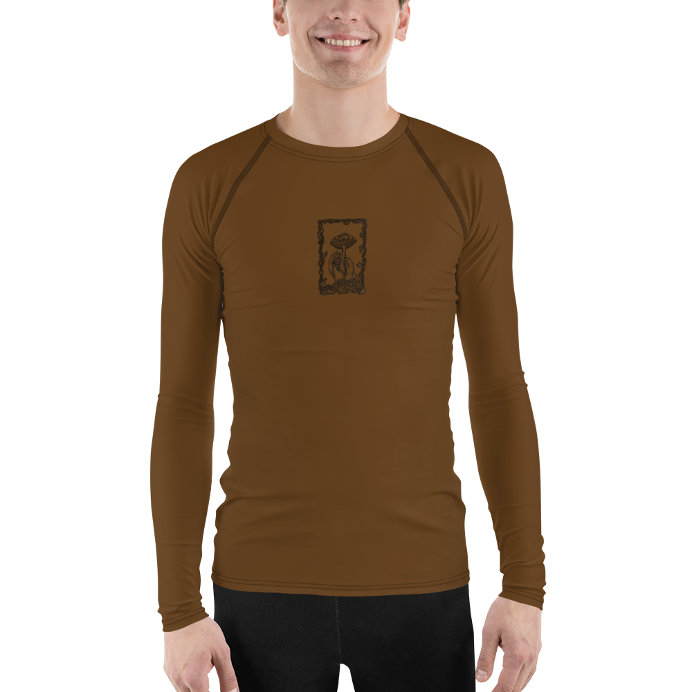 Men's Rashie - Mushroom Brown