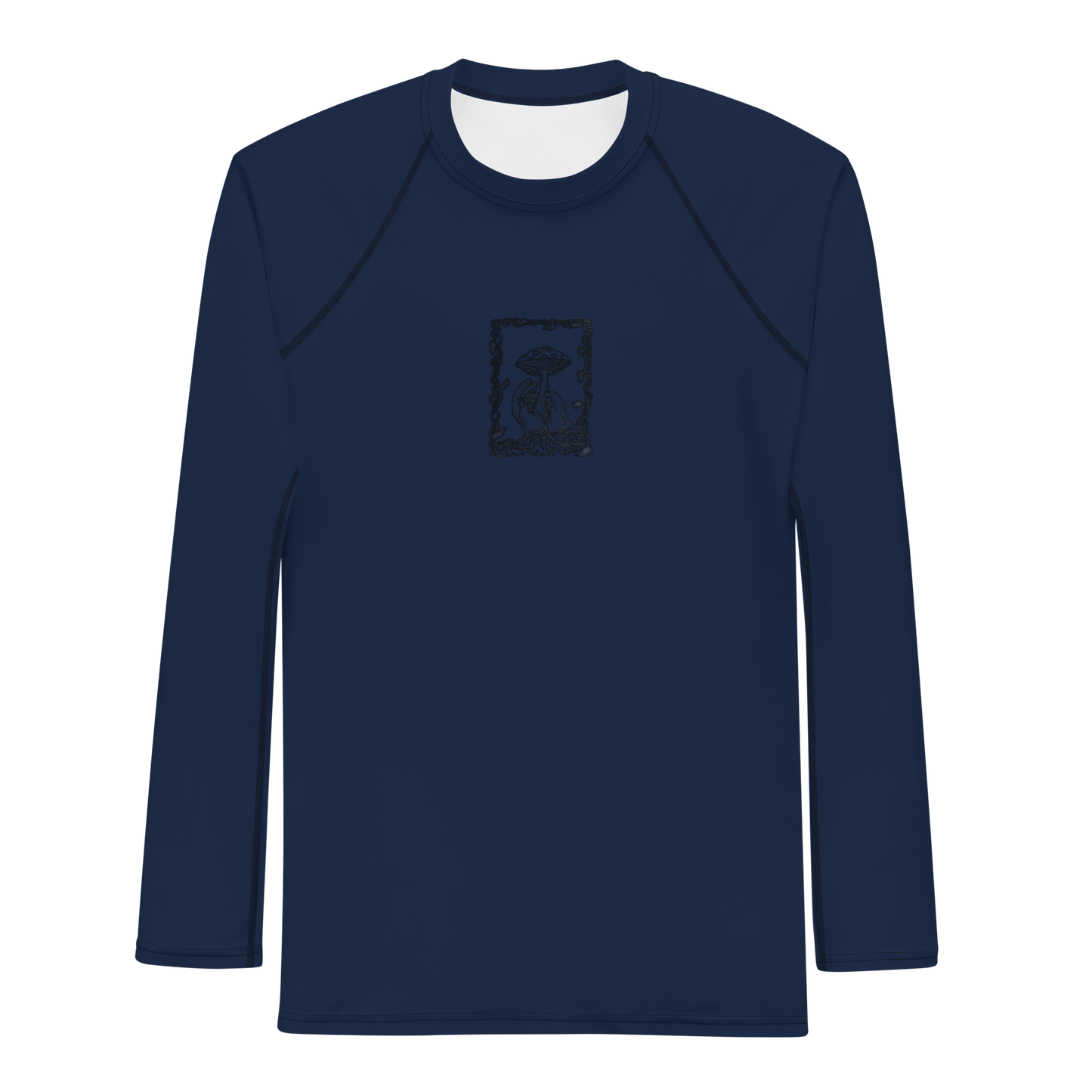 Men's Rashie - Mushroom Navy Blue