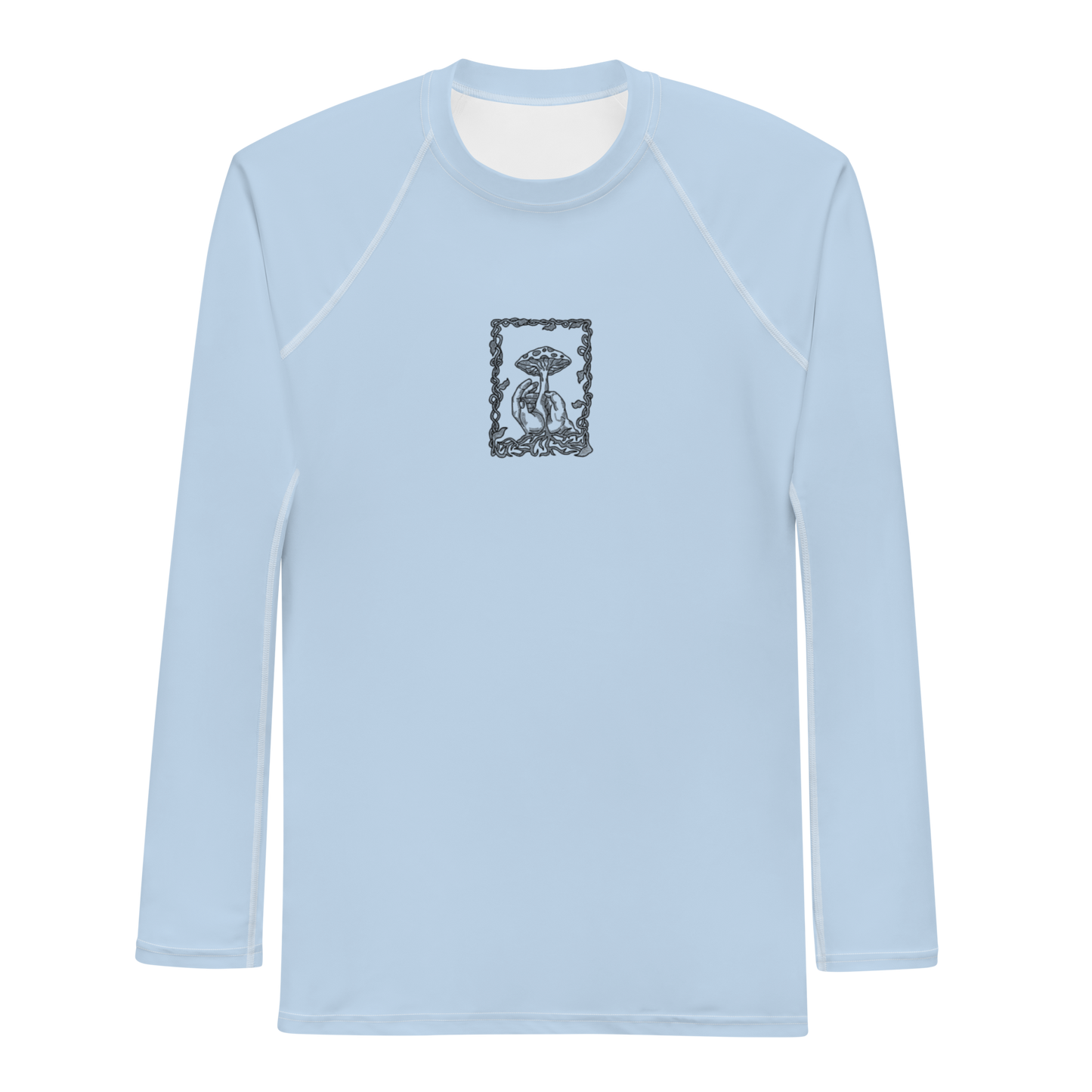 Men's Rashie - Mushroom Light Blue