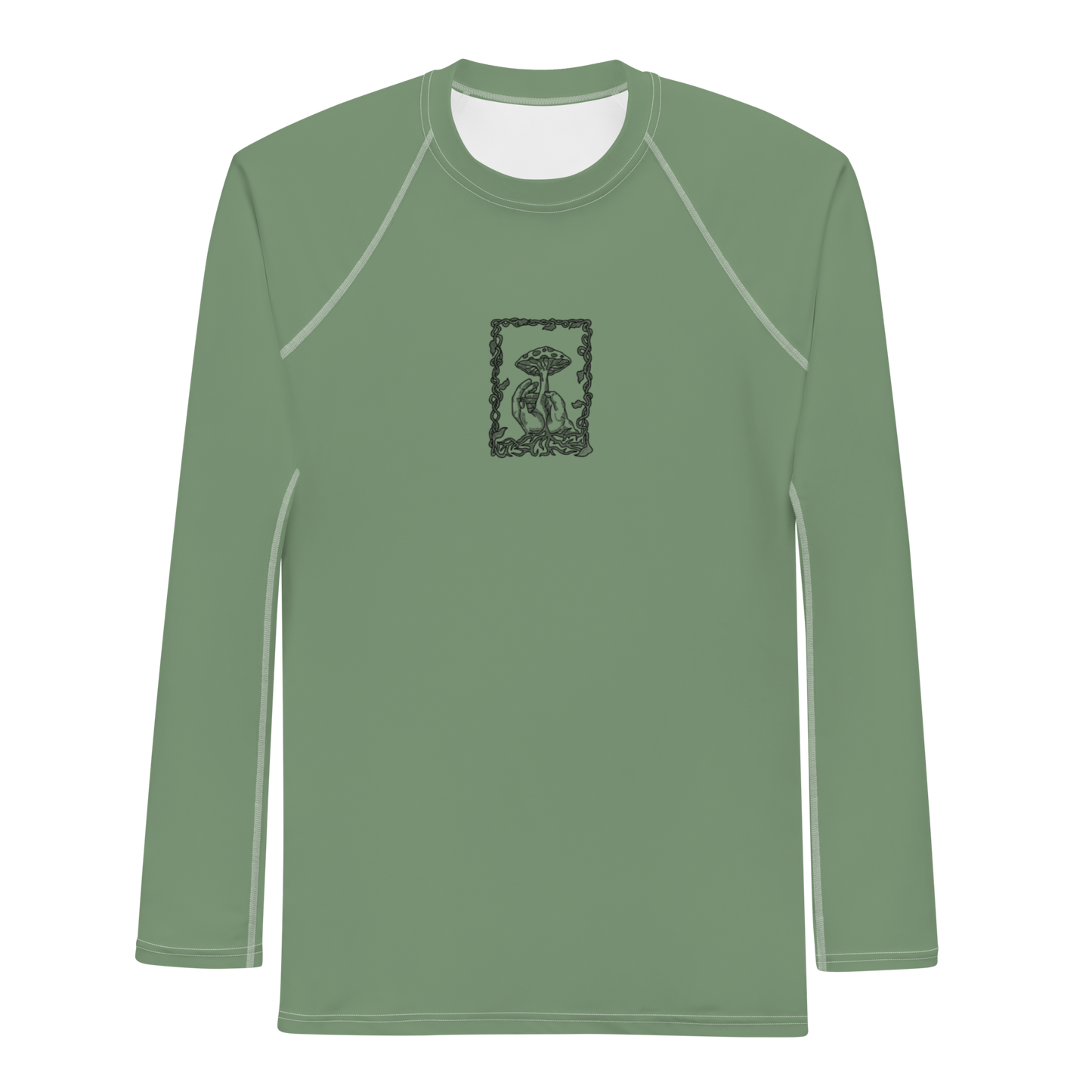 Men's Rashie - Mushroom Dust Green