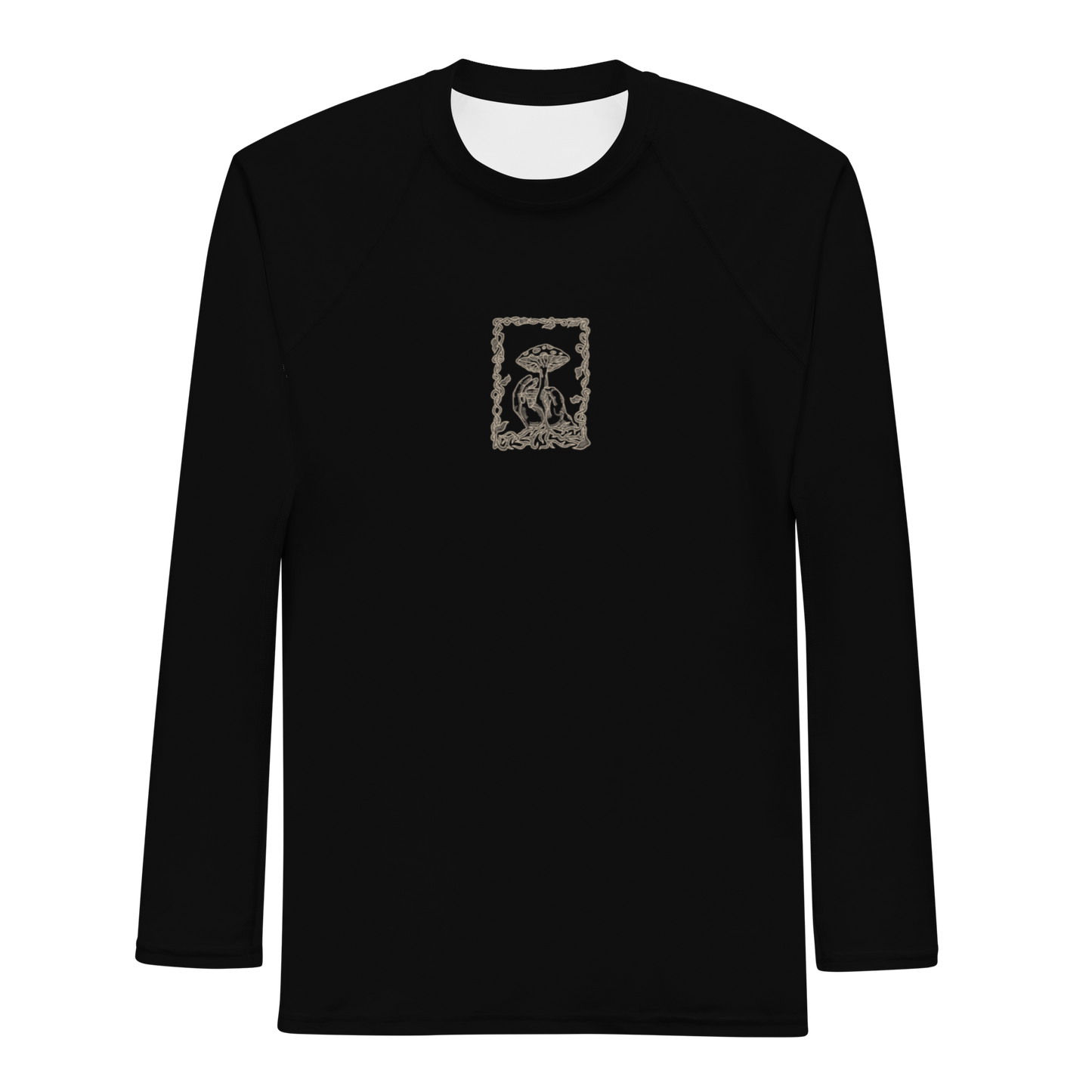 Men's Rashie - Mushroom Black
