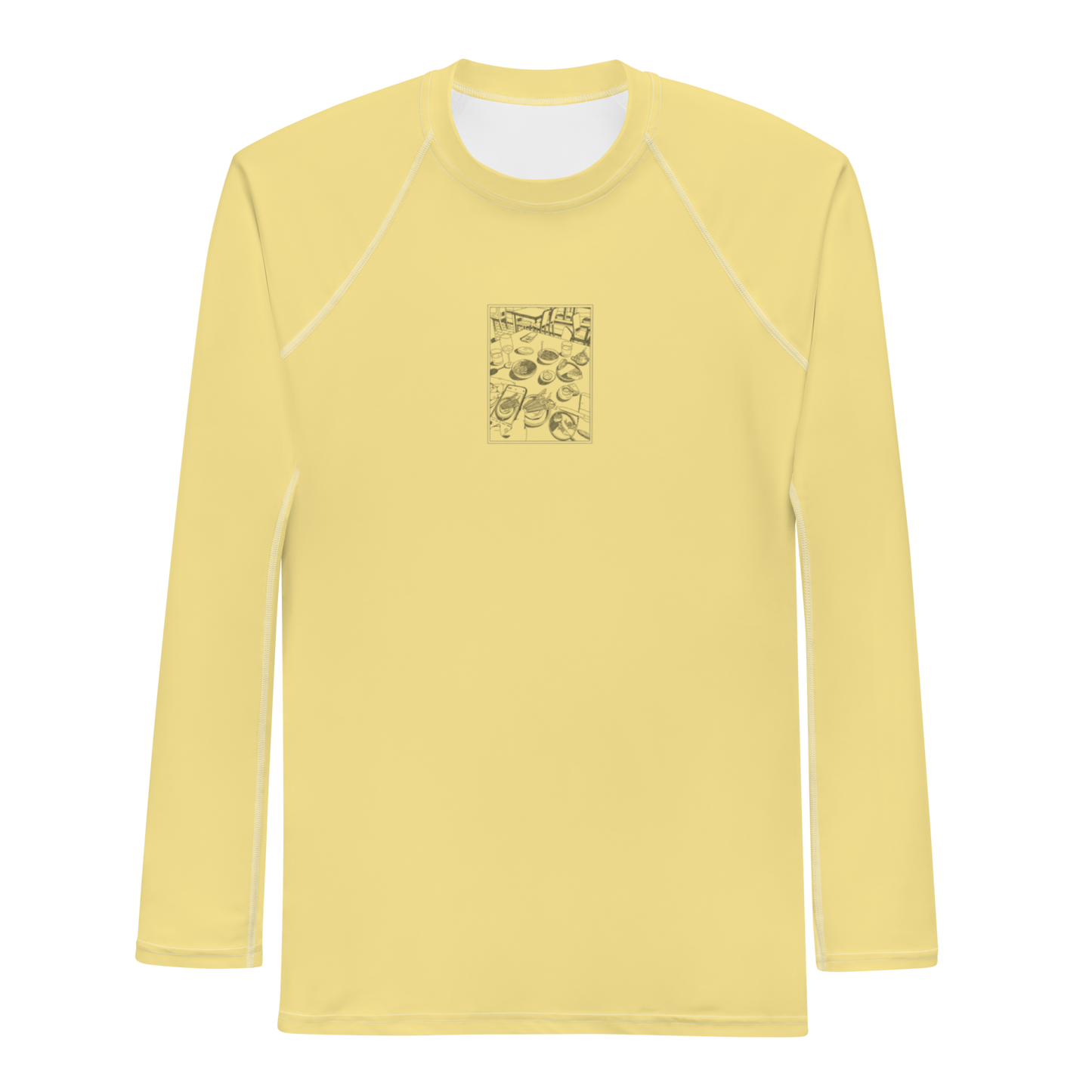 Men's Rashie - Dinner Yellow