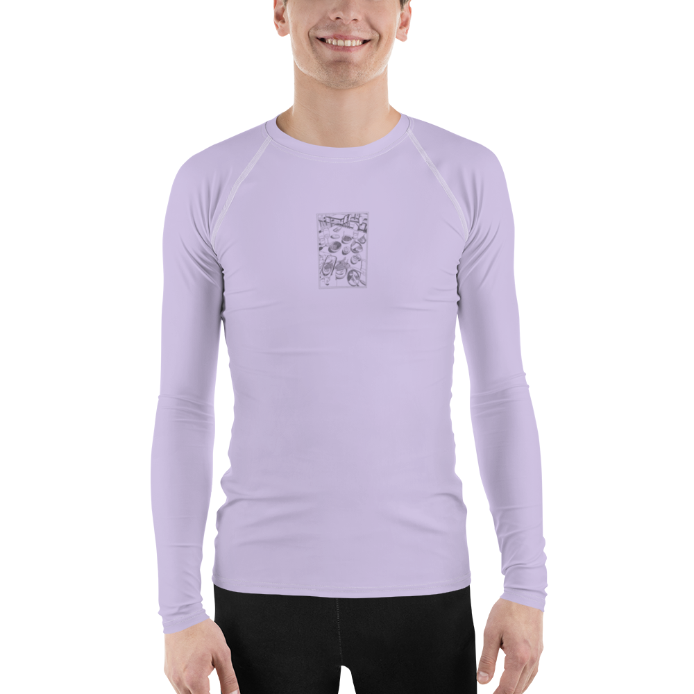 Men's Rashie - Dinner Lavender