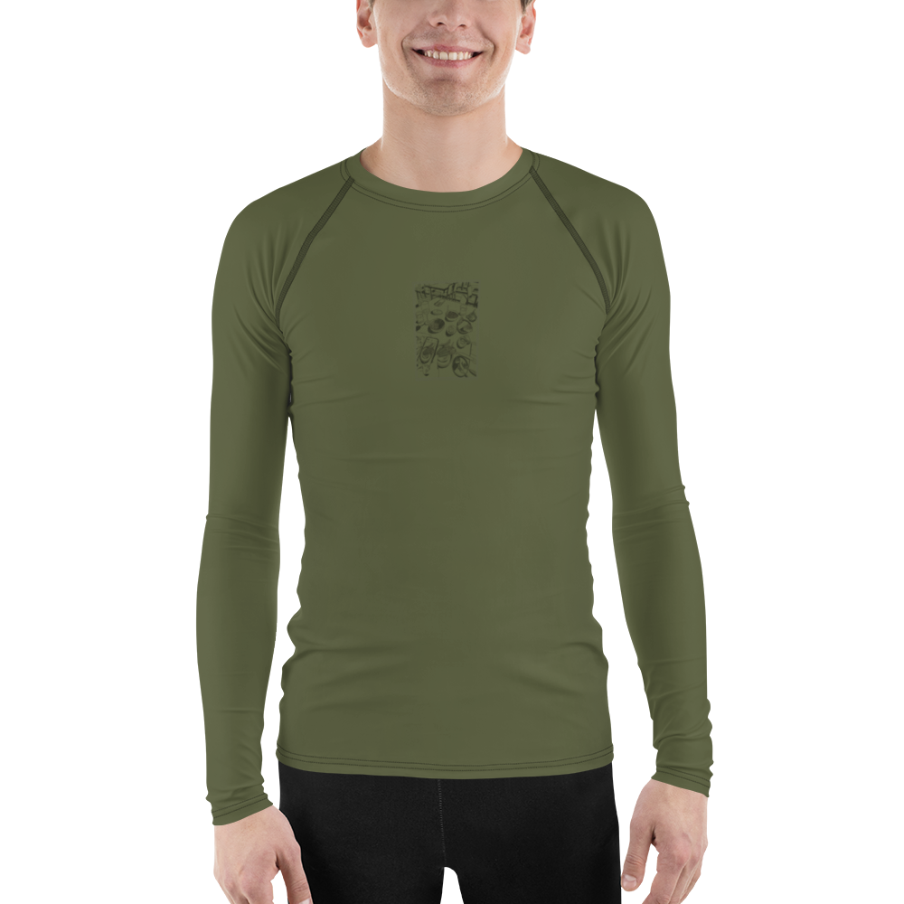 Men's Rashie - Dinner Green