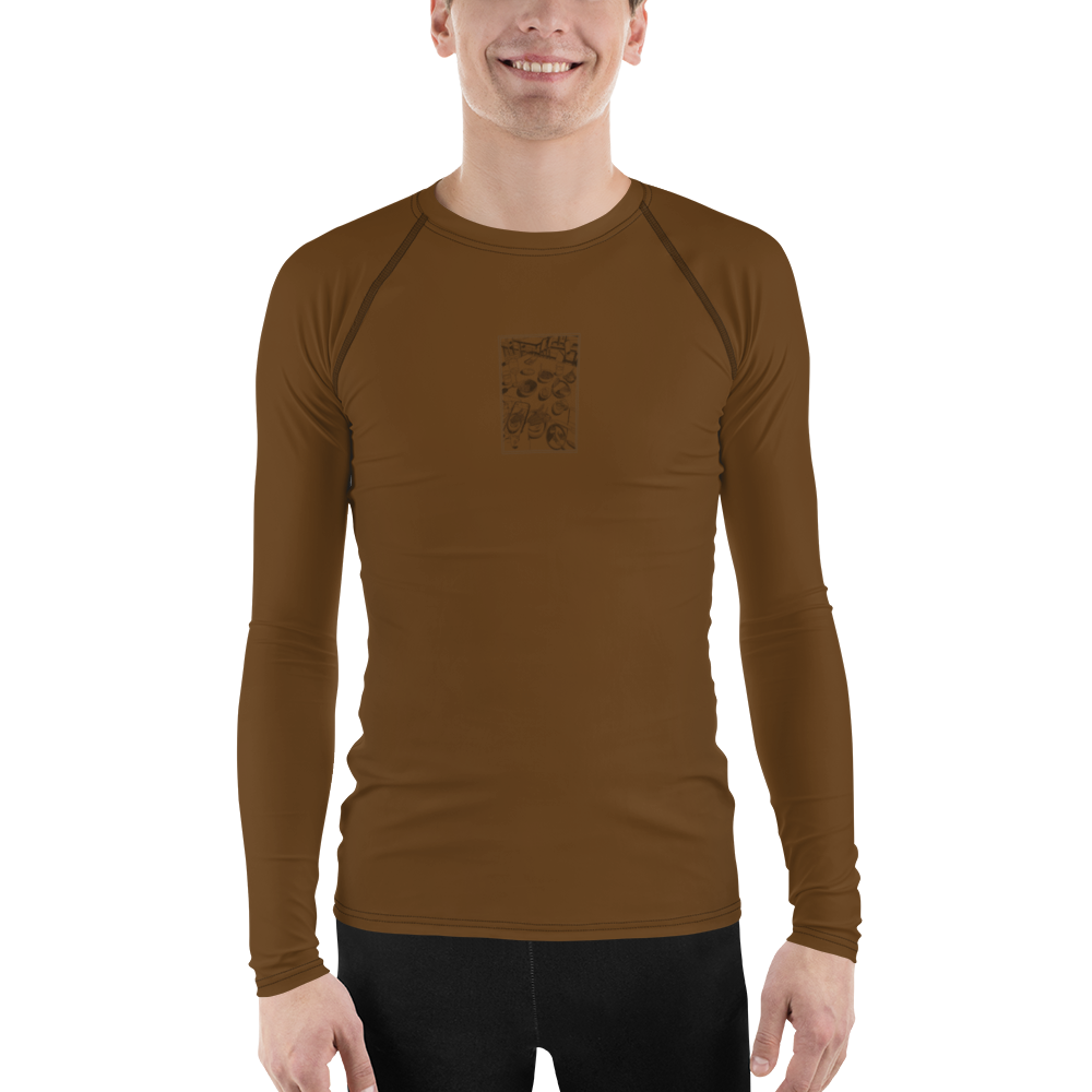 Men's Rashie - Dinner Brown