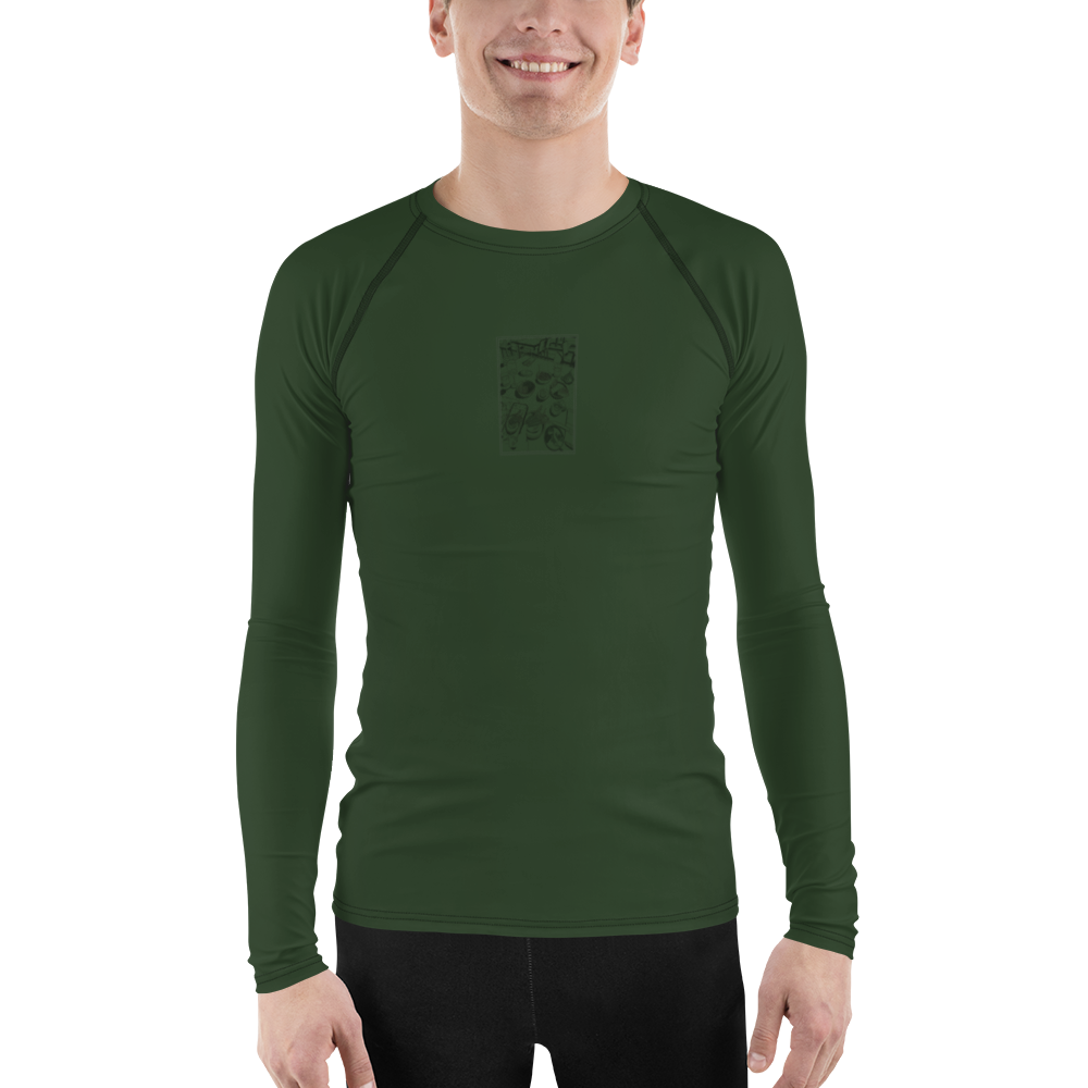 Men's Rashie - Dinner Dark Green