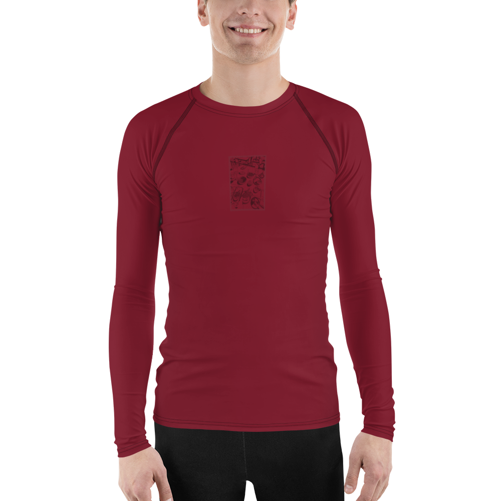 Men's Rashie - Dinner Burgundy