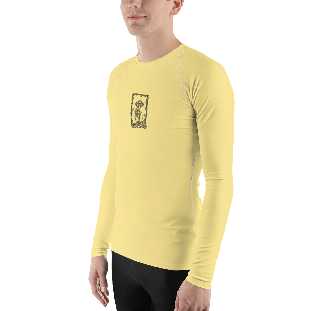 Men's Rashie - Mushroom Yellow