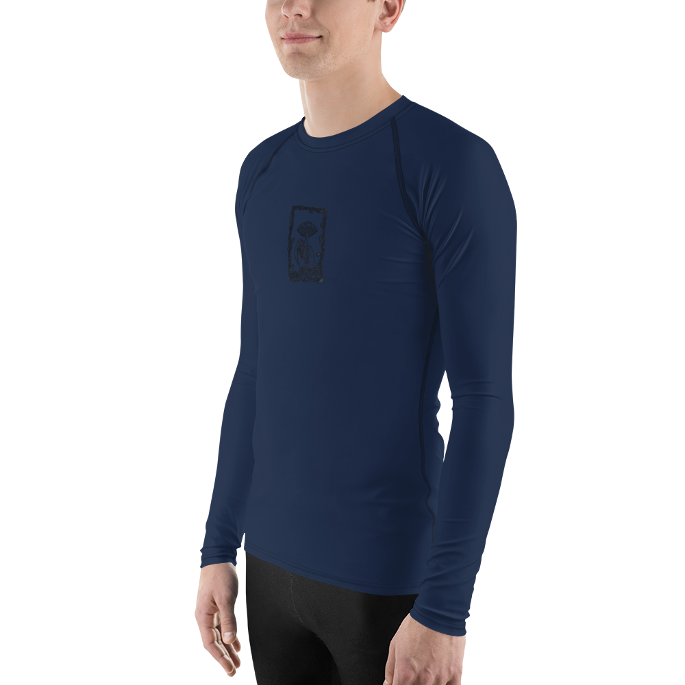 Men's Rashie - Mushroom Navy Blue