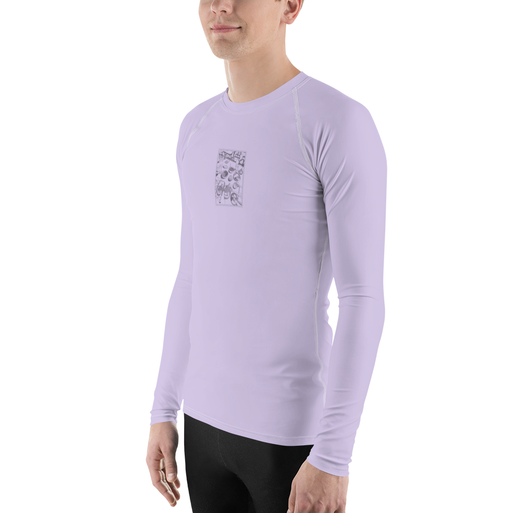 Men's Rashie - Dinner Lavender