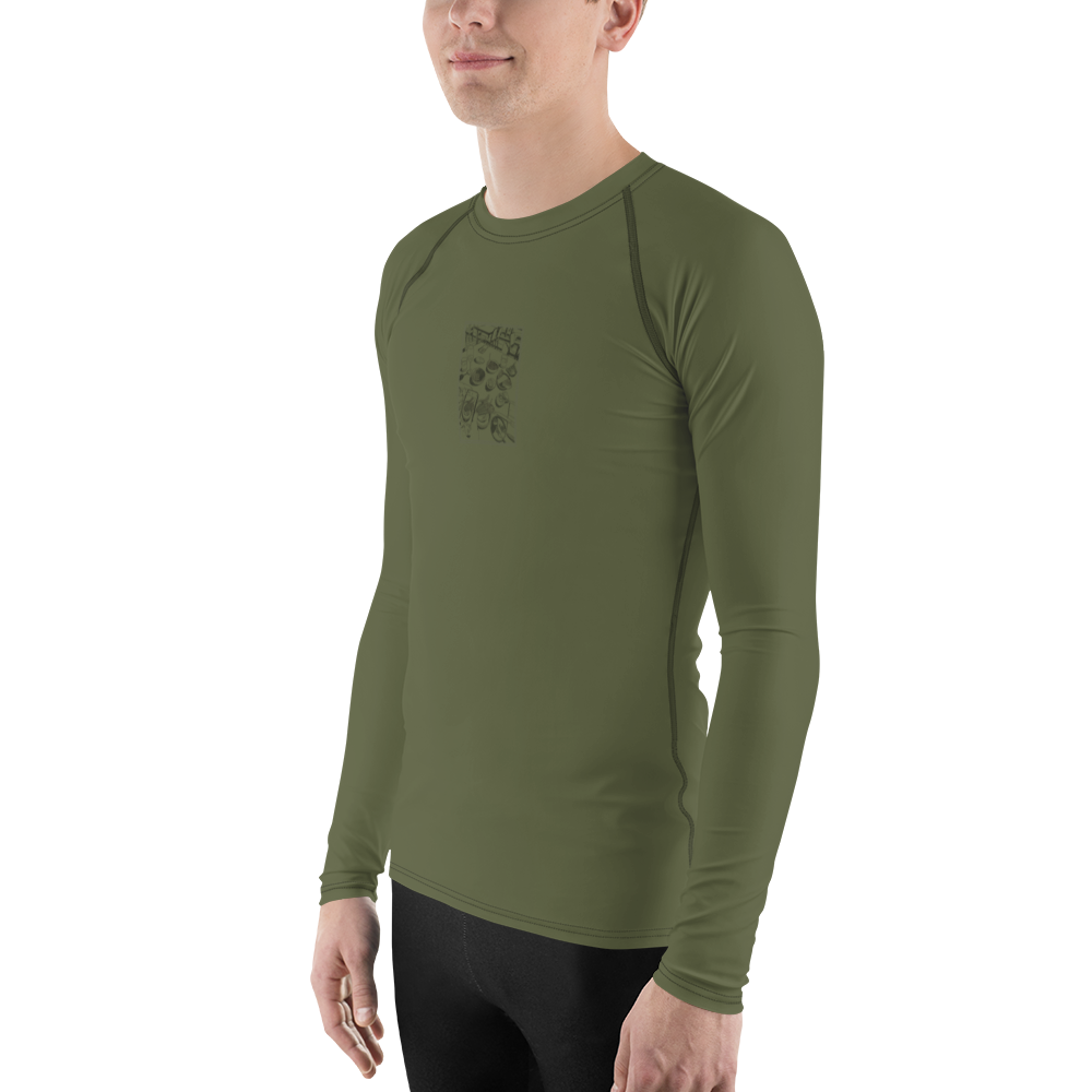 Men's Rashie - Dinner Green