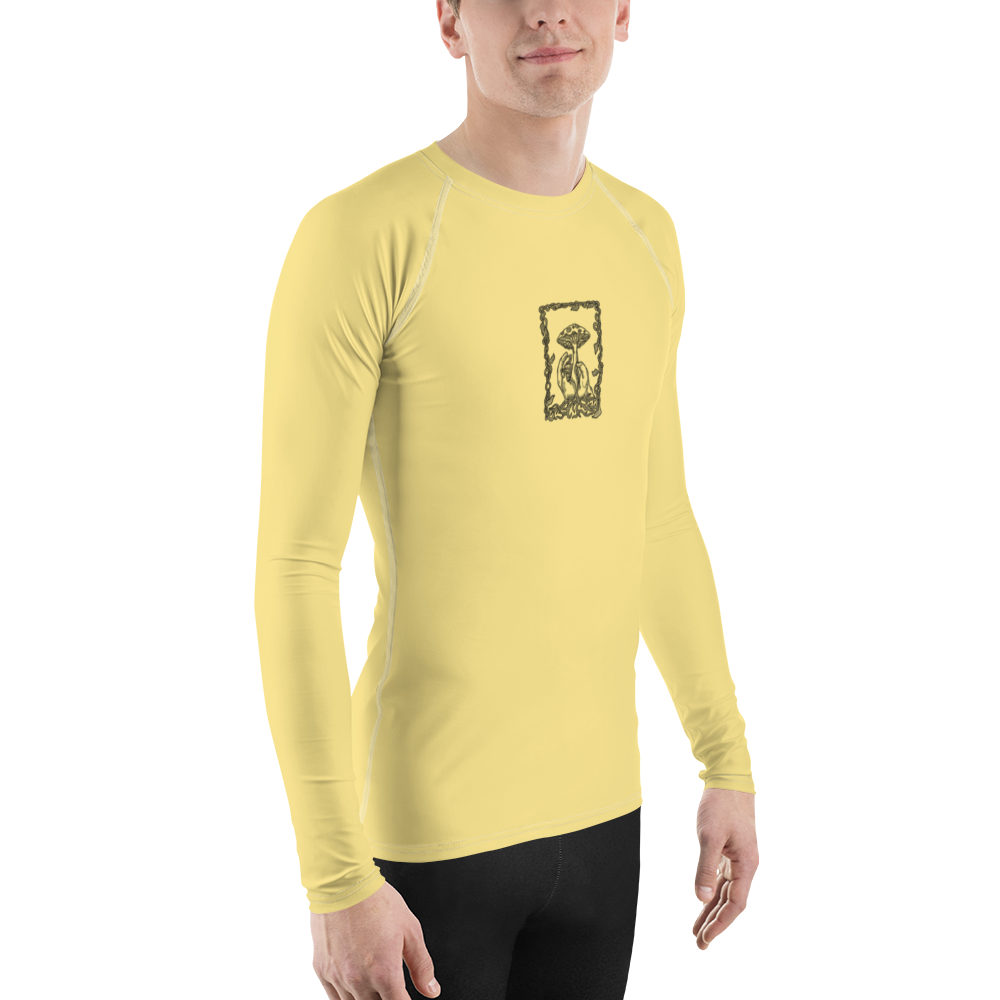 Men's Rashie - Mushroom Yellow
