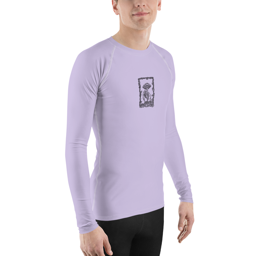 Men's Rashie - Mushroom Lavender