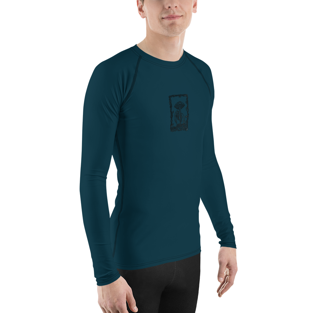 Men's Rashie - Mushroom Sea Blue