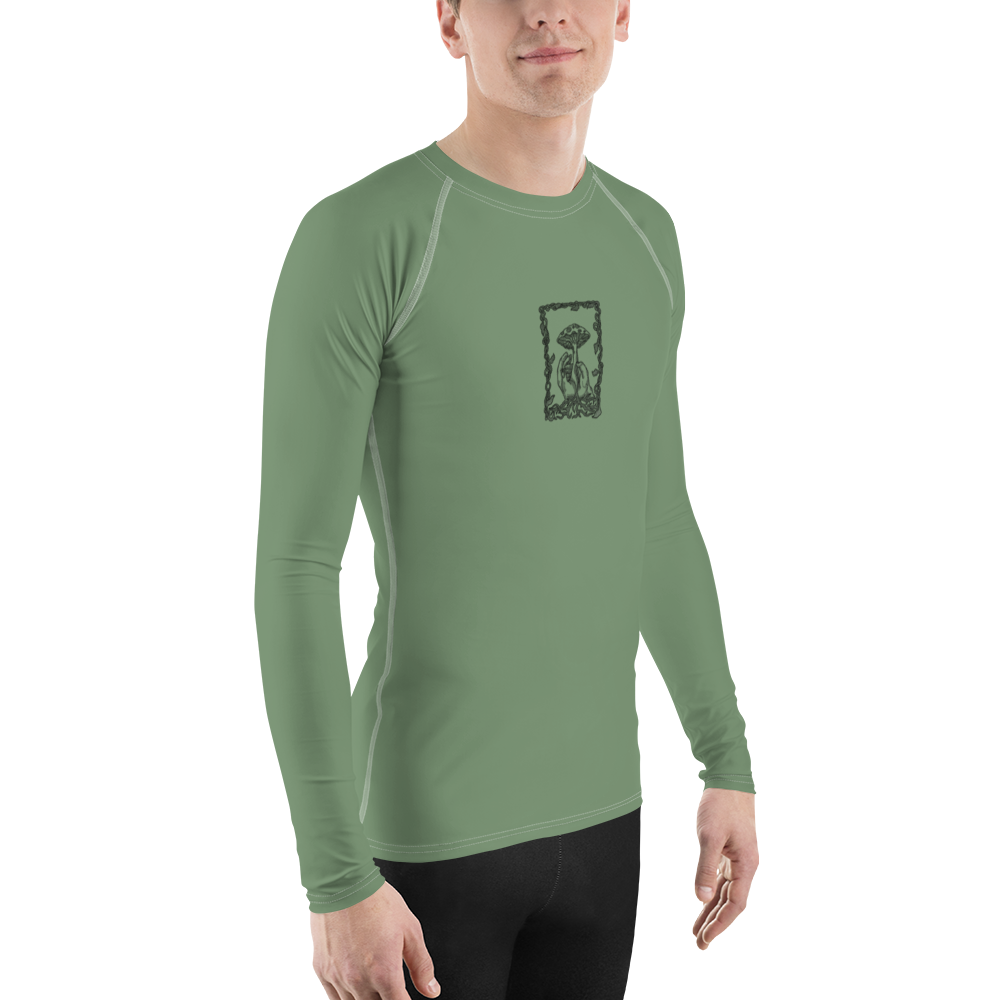 Men's Rashie - Mushroom Dust Green