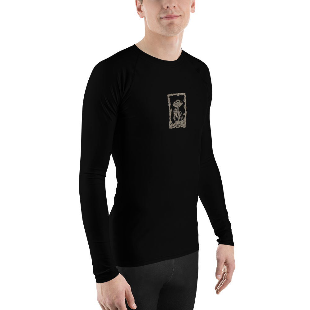 Men's Rashie - Mushroom Black