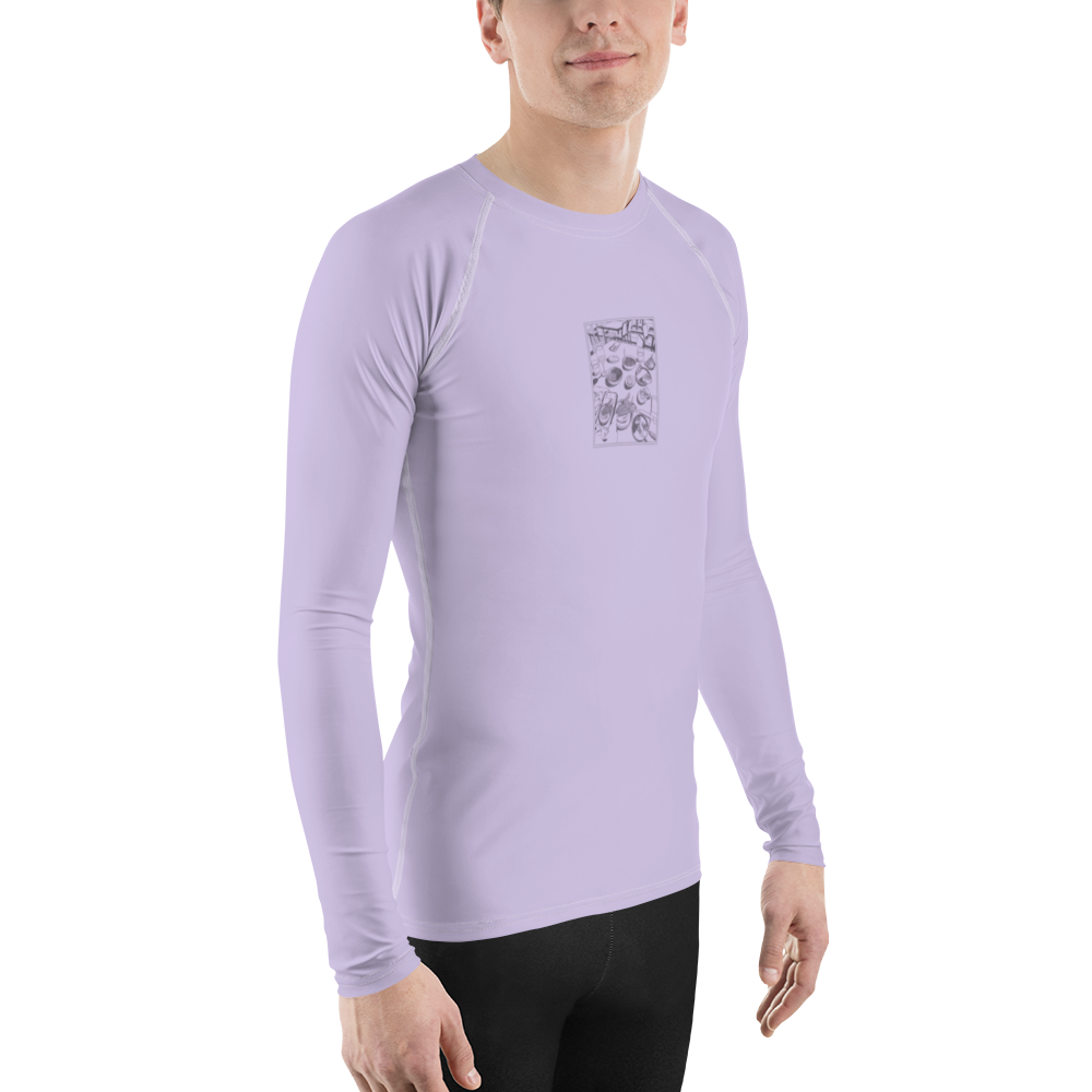 Men's Rashie - Dinner Lavender