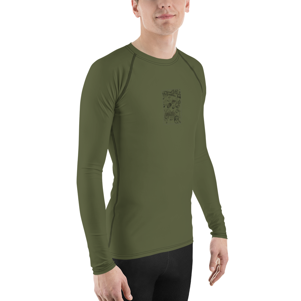 Men's Rashie - Dinner Green