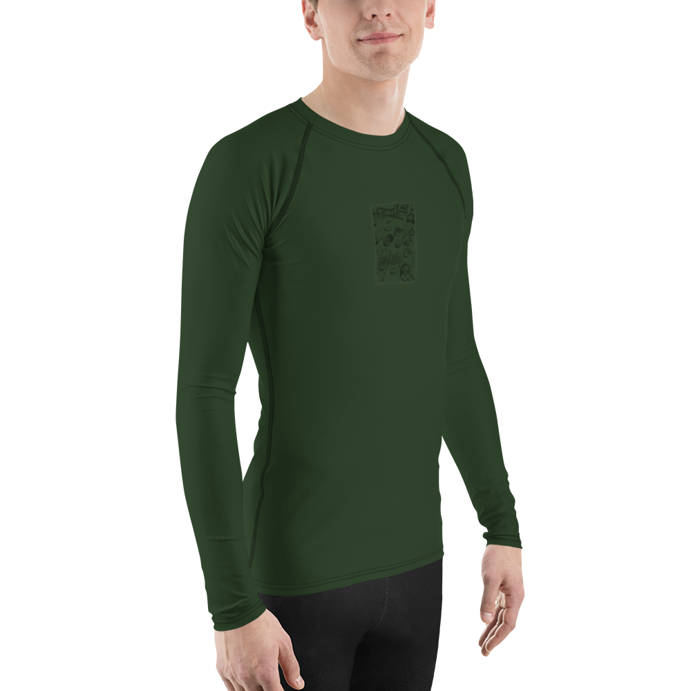Men's Rashie - Dinner Dark Green