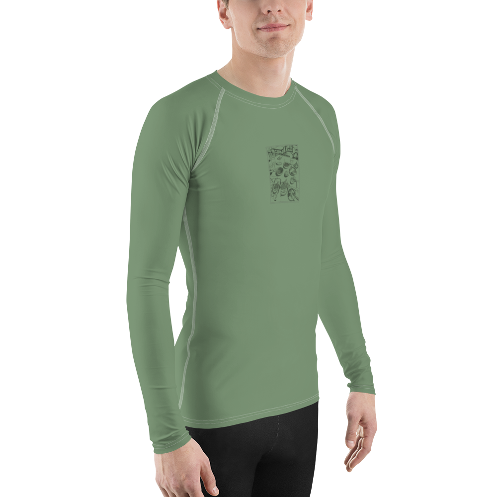 Men's Rashie - Dinner Dust Green