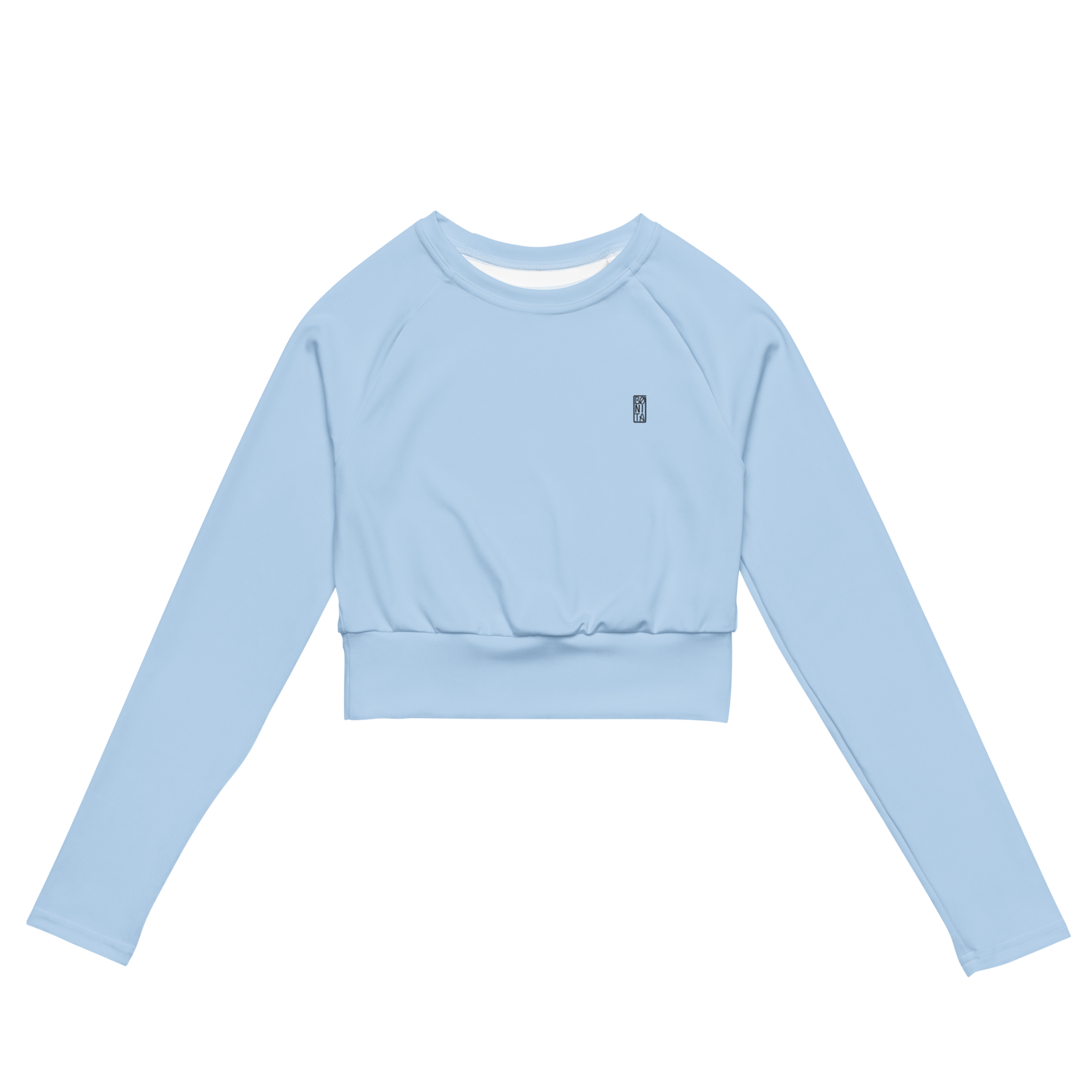 Cropped Rashguard Dinner - Light Blue