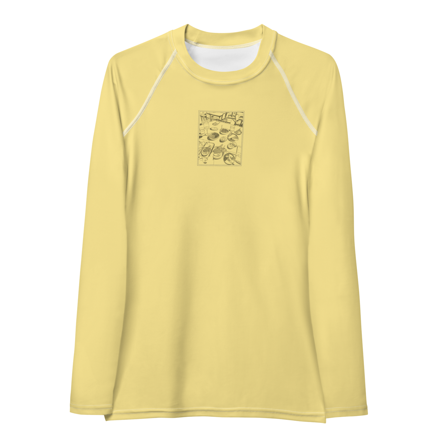 Women's Rashie - Dinner Yellow