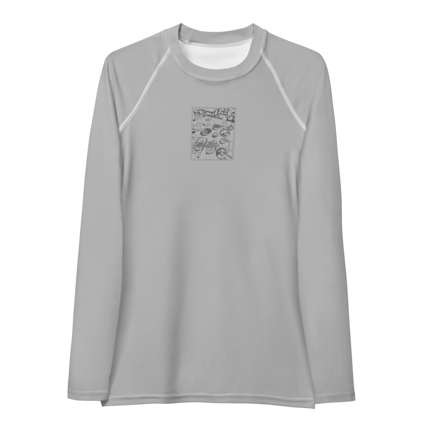 Women's Rashie - Dinner Grey