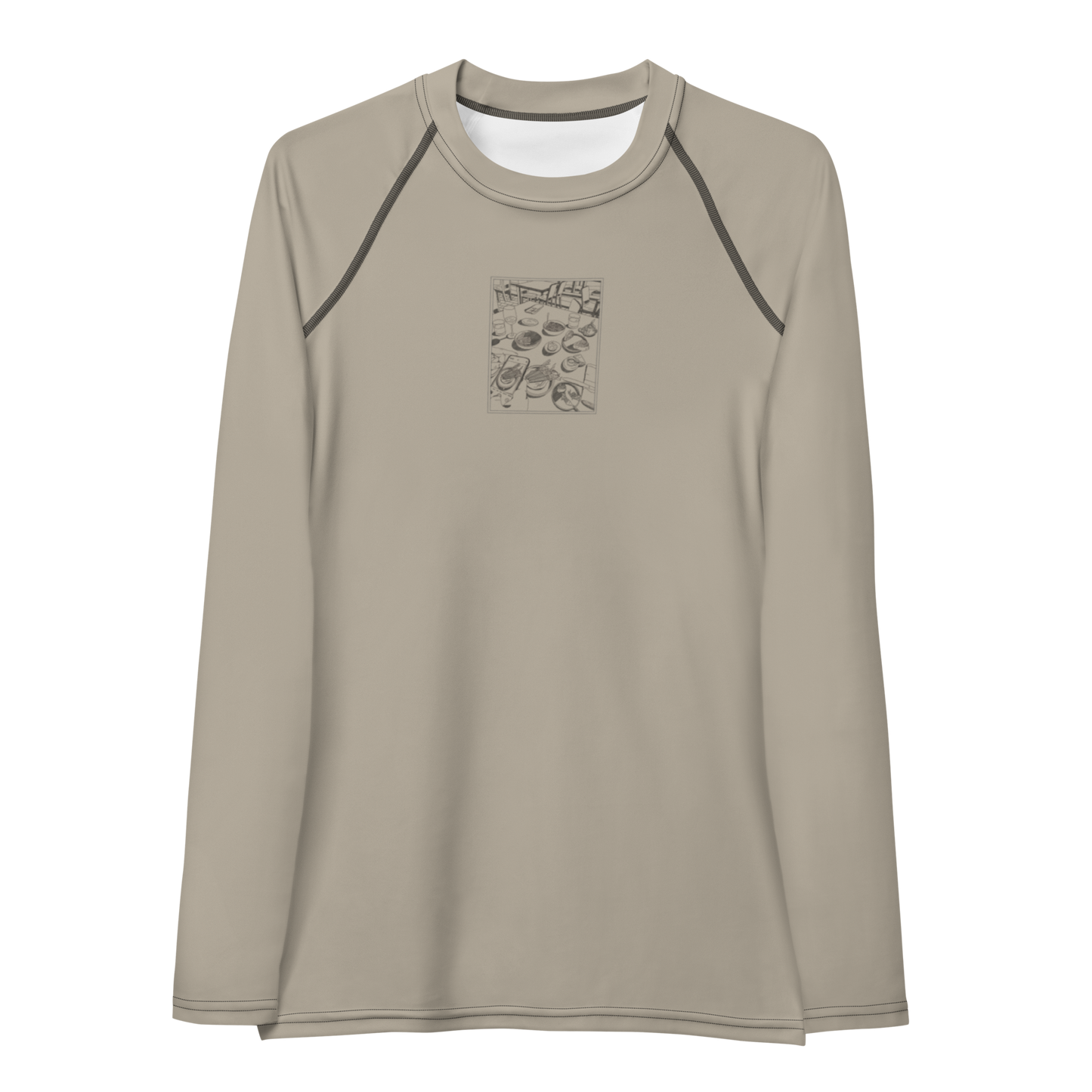 Women's Rashie - Dinner Sand