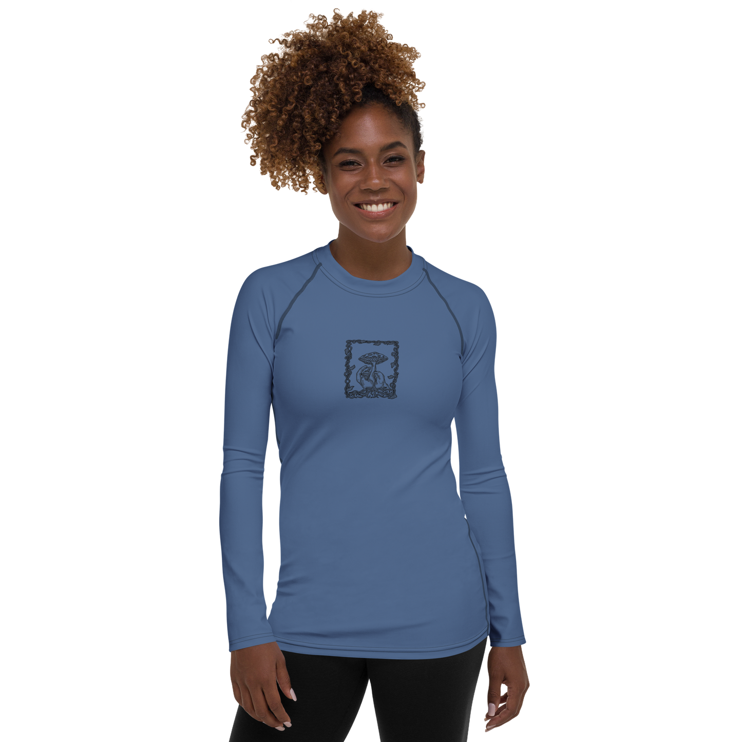 Women's Rashie - Mushroom Dust Blue