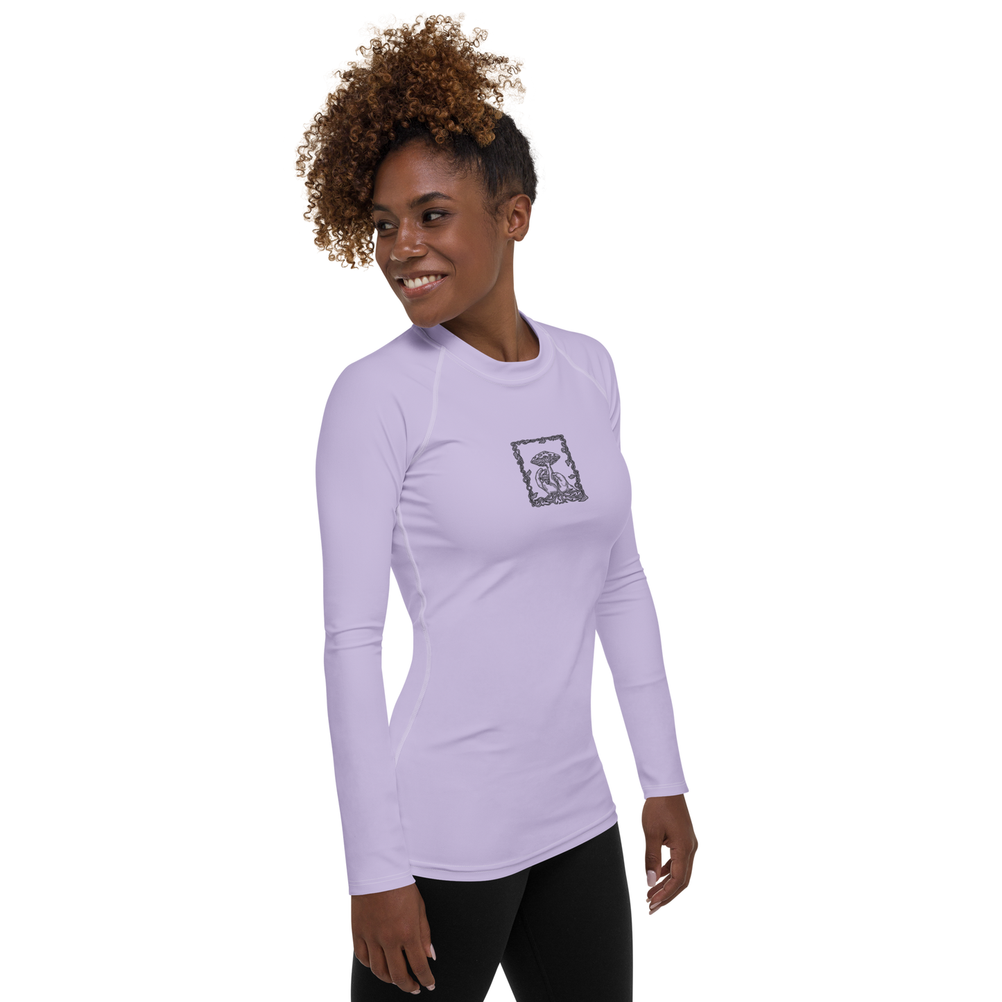 Women's Rashie - Mushroom Lavender