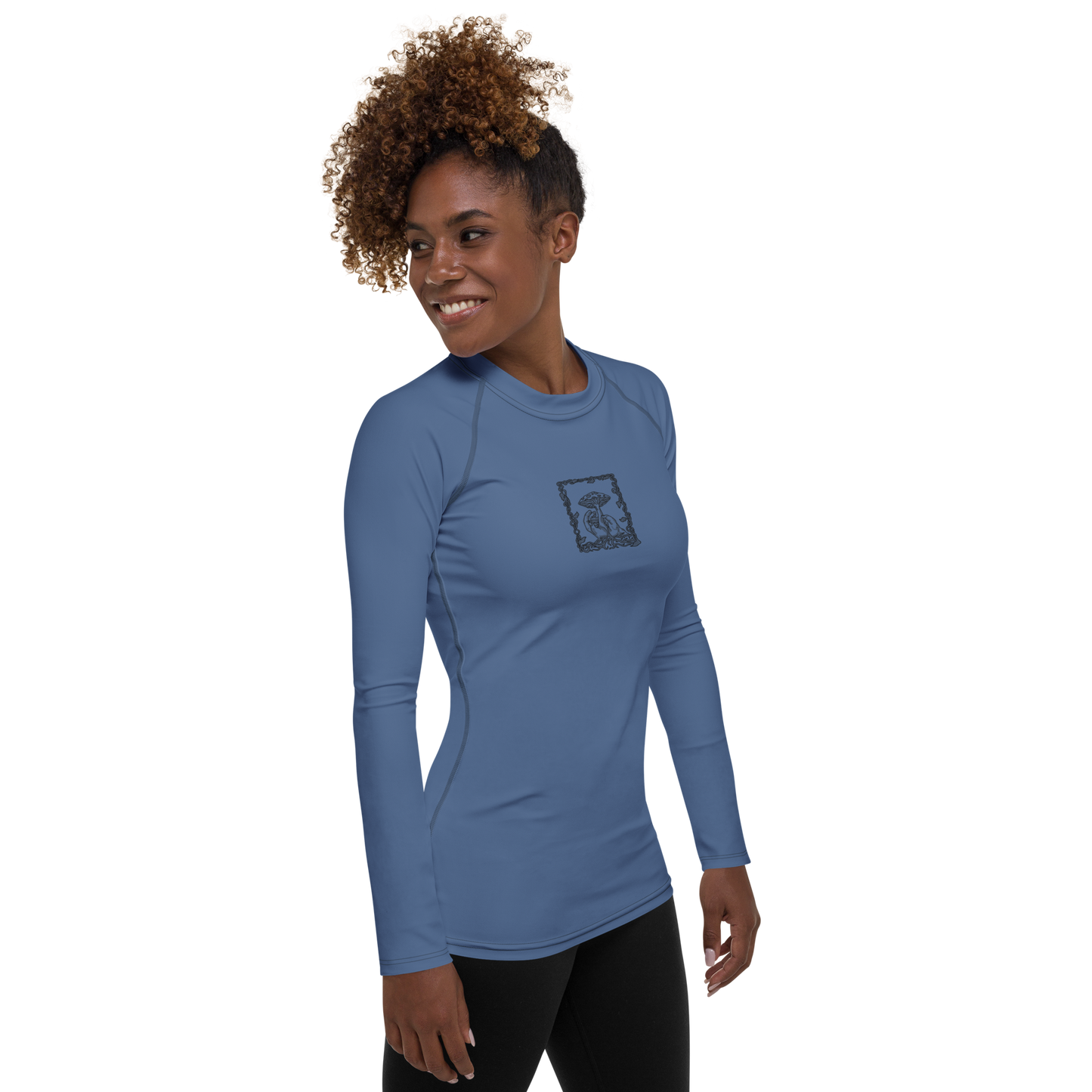 Women's Rashie - Mushroom Dust Blue