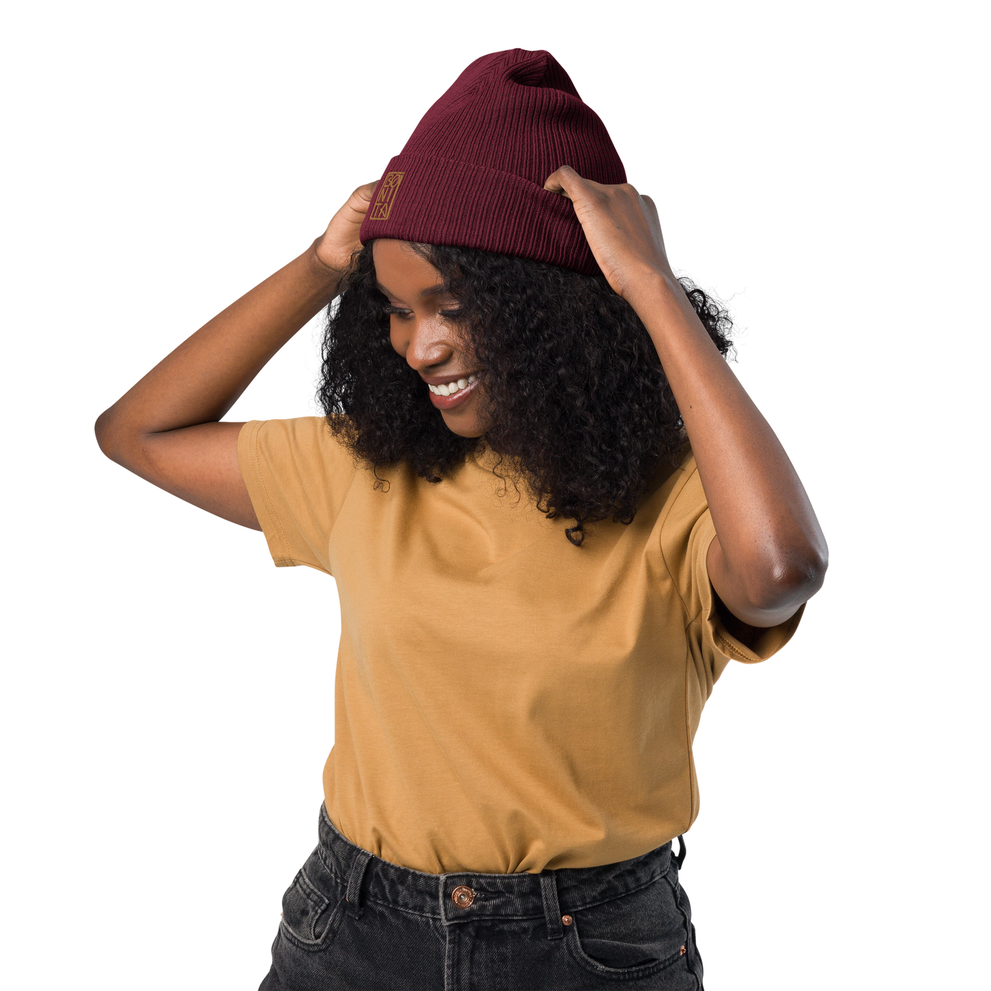 Bønita Organic beanie - Burgundy