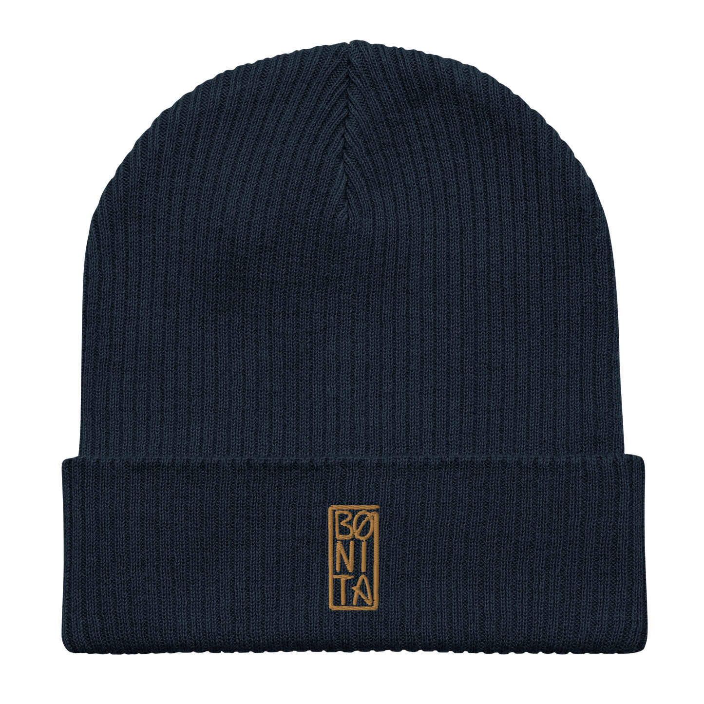 Bønita Organic beanie - Navy blue