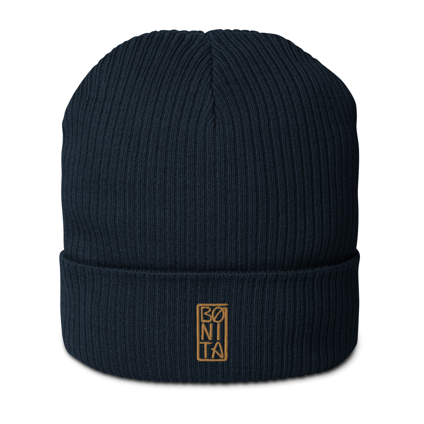 Bønita Organic beanie - Navy blue