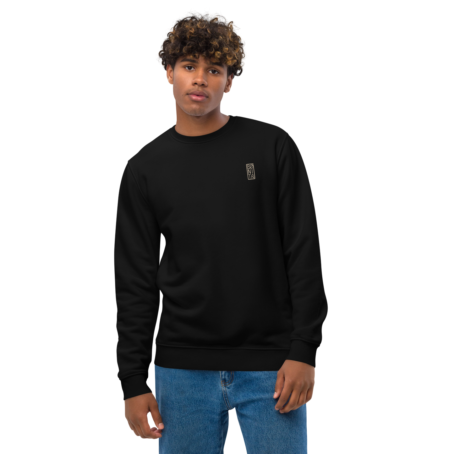 Karleth Mushroom Unisex Sweatshirt - Black