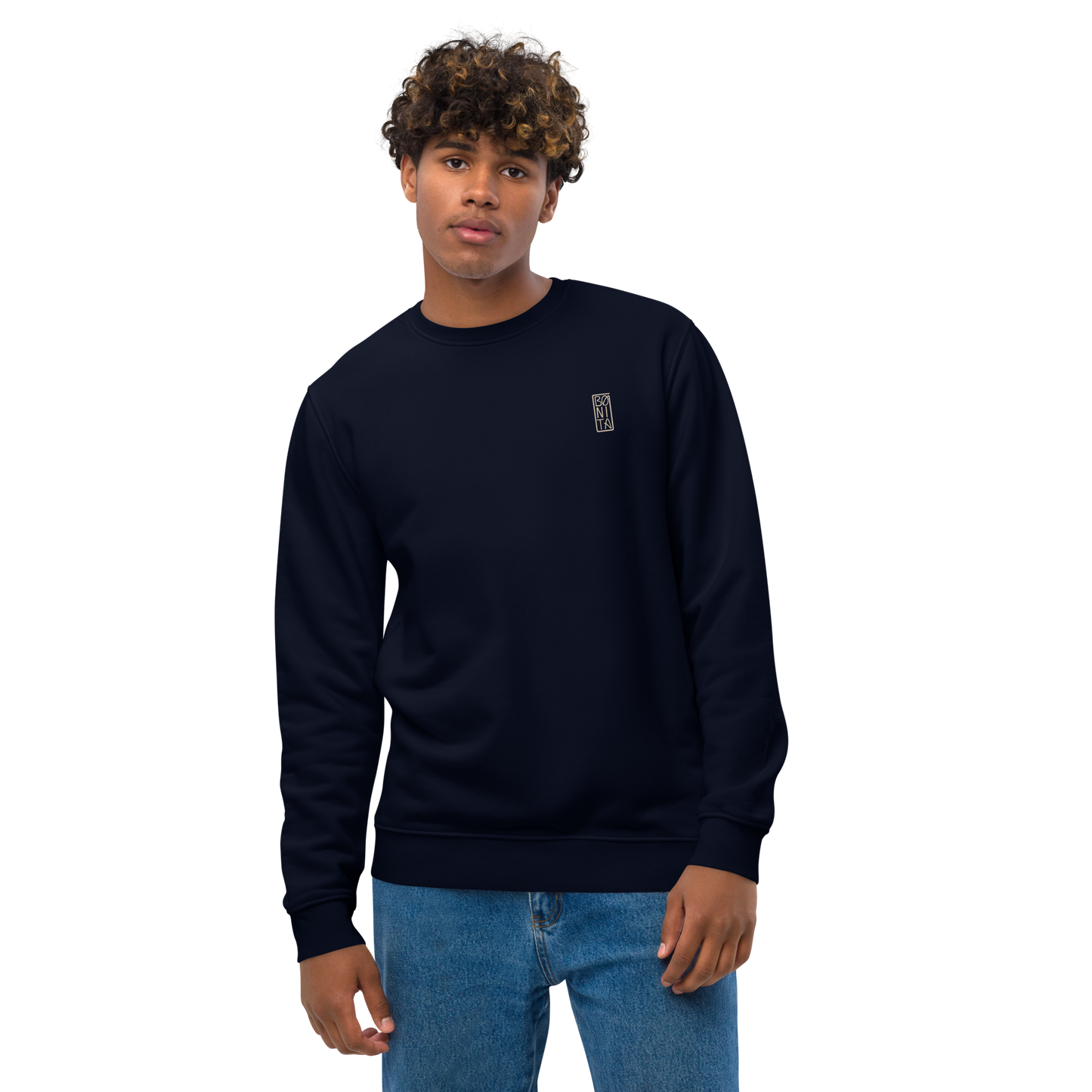 Karleth Mushroom Unisex Sweatshirt - Navy Blue