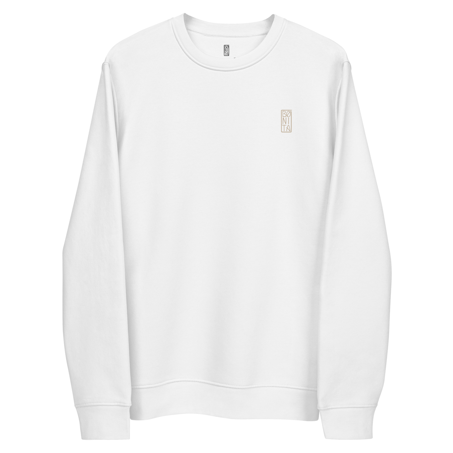 Karleth Mushroom Unisex Sweatshirt - White/Sand