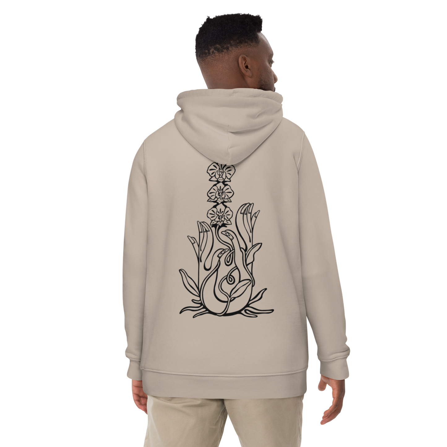 Karleth Orchid Unisex Hoodie - Sand