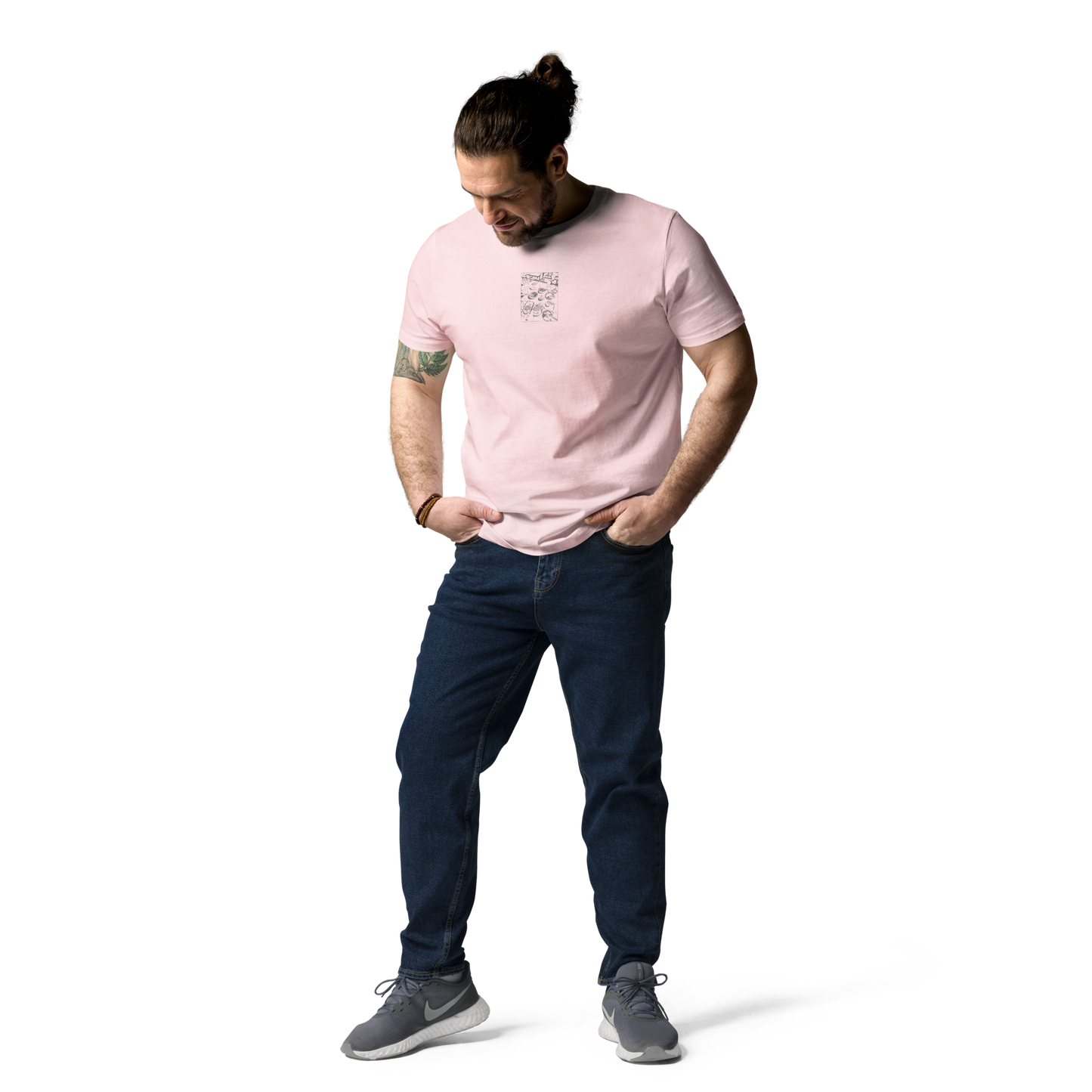 Karleth Dinner Unisex T-Shirt - Pink front print