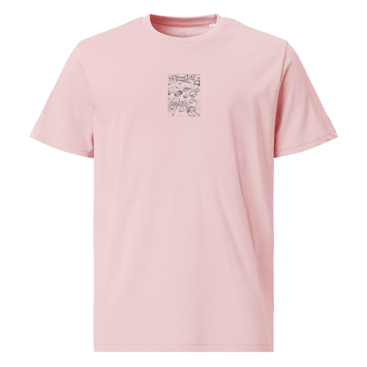 Karleth Dinner Unisex T-Shirt - Pink front print