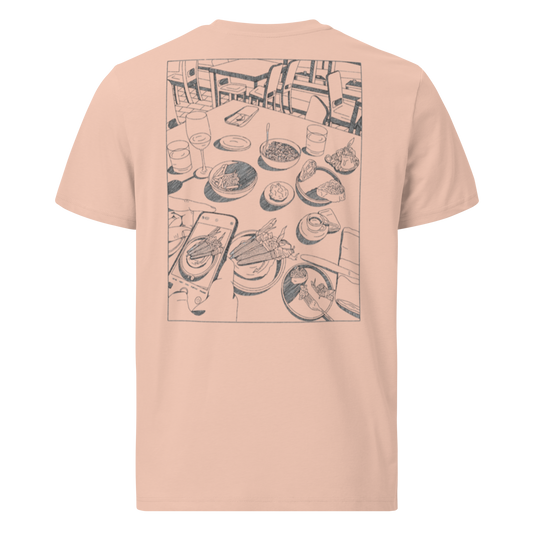 Karleth Dinner Unisex T-Shirt - Peach
