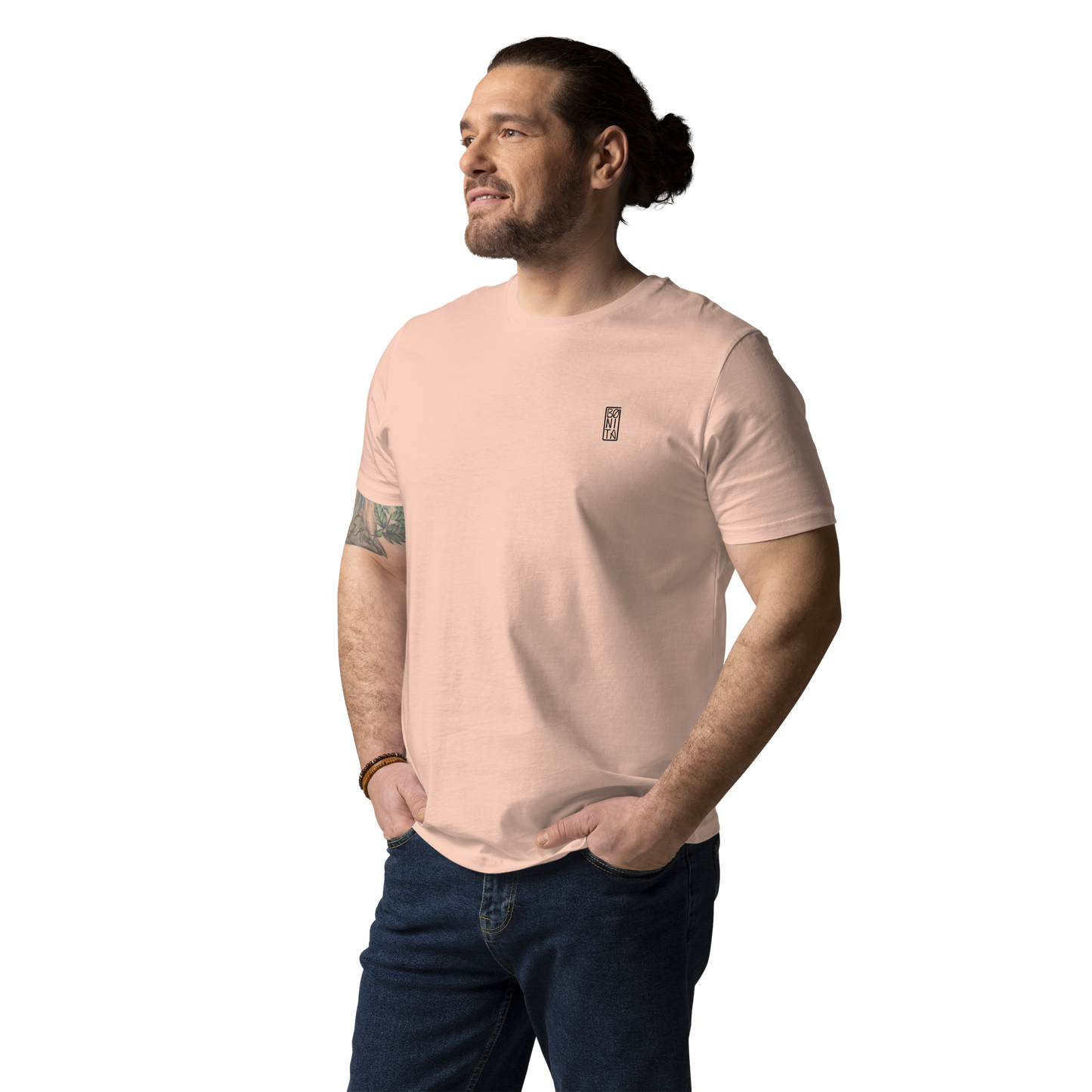 Karleth Mushroom Unisex T-Shirt - Peach