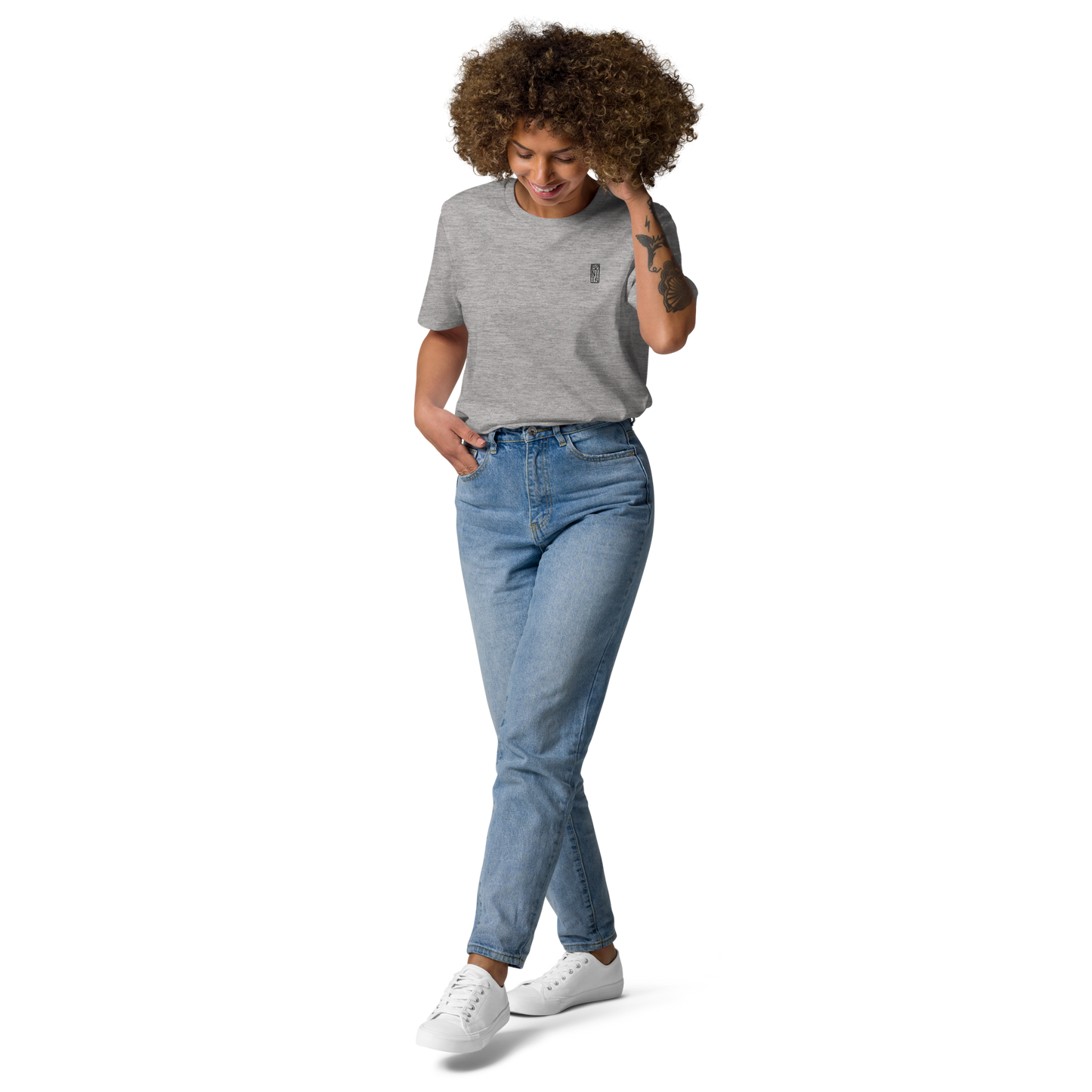 Karleth Mushroom Unisex T-Shirt - Grey