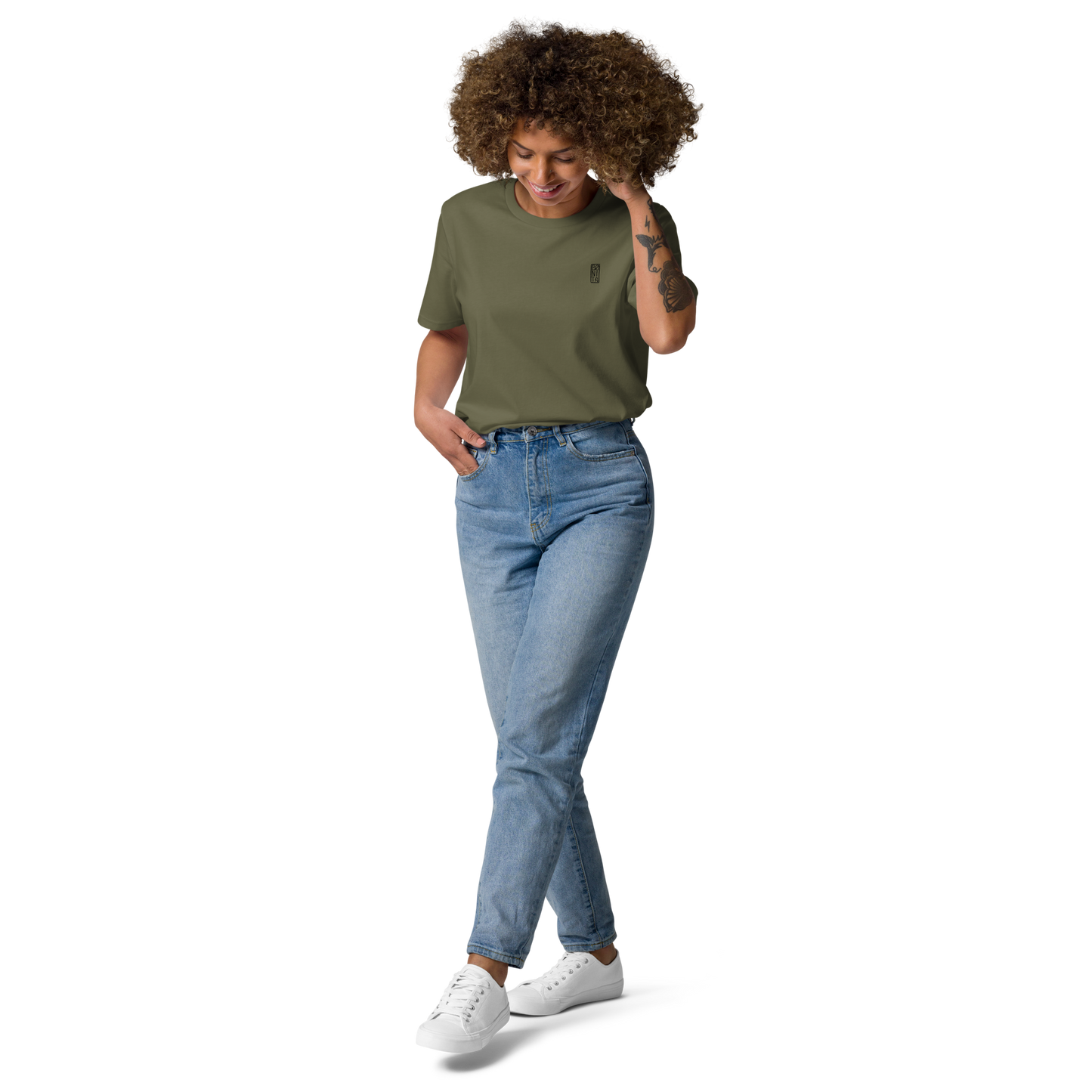 Karleth Mushroom Unisex T-Shirt - Khaki