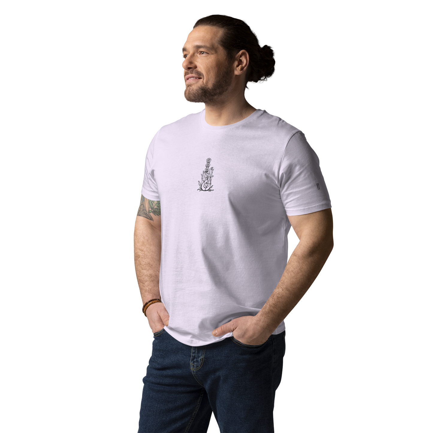 Karleth Orchid Unisex T-Shirt - Lavender front print